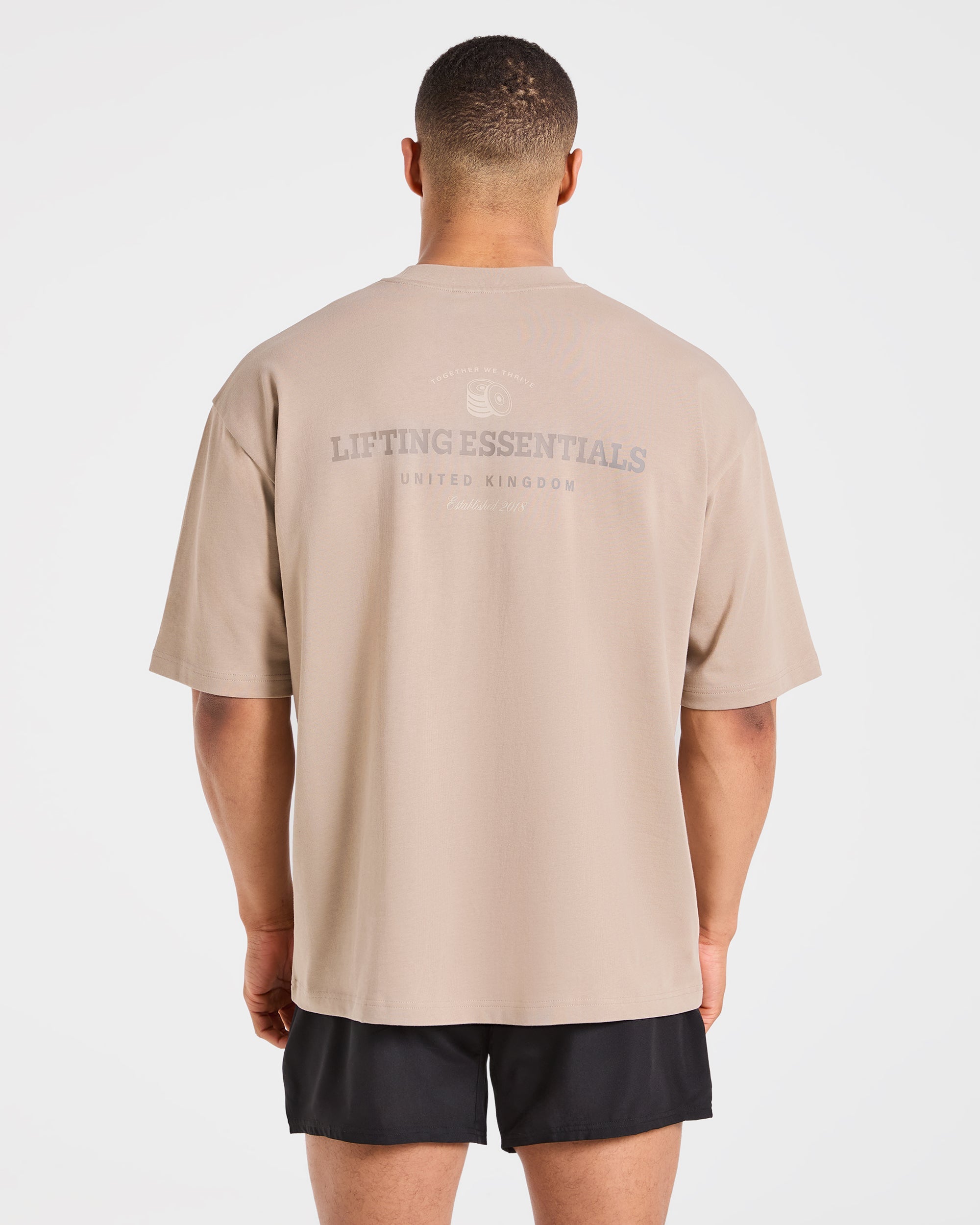 Apex Lifting Essentials T-shirt Oversize - Deep Fog