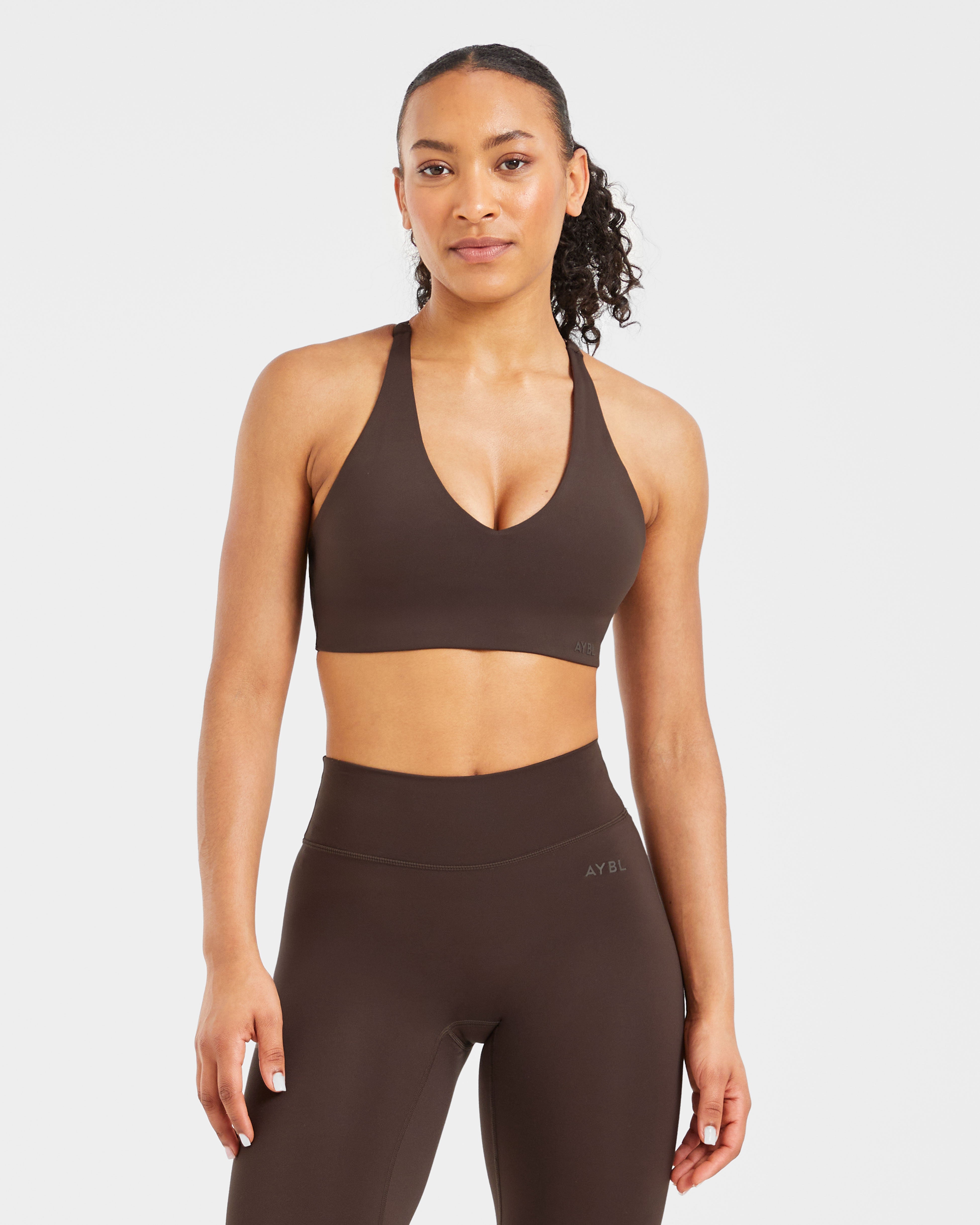 Sports Bra Fondamentale - Marrone Caffè