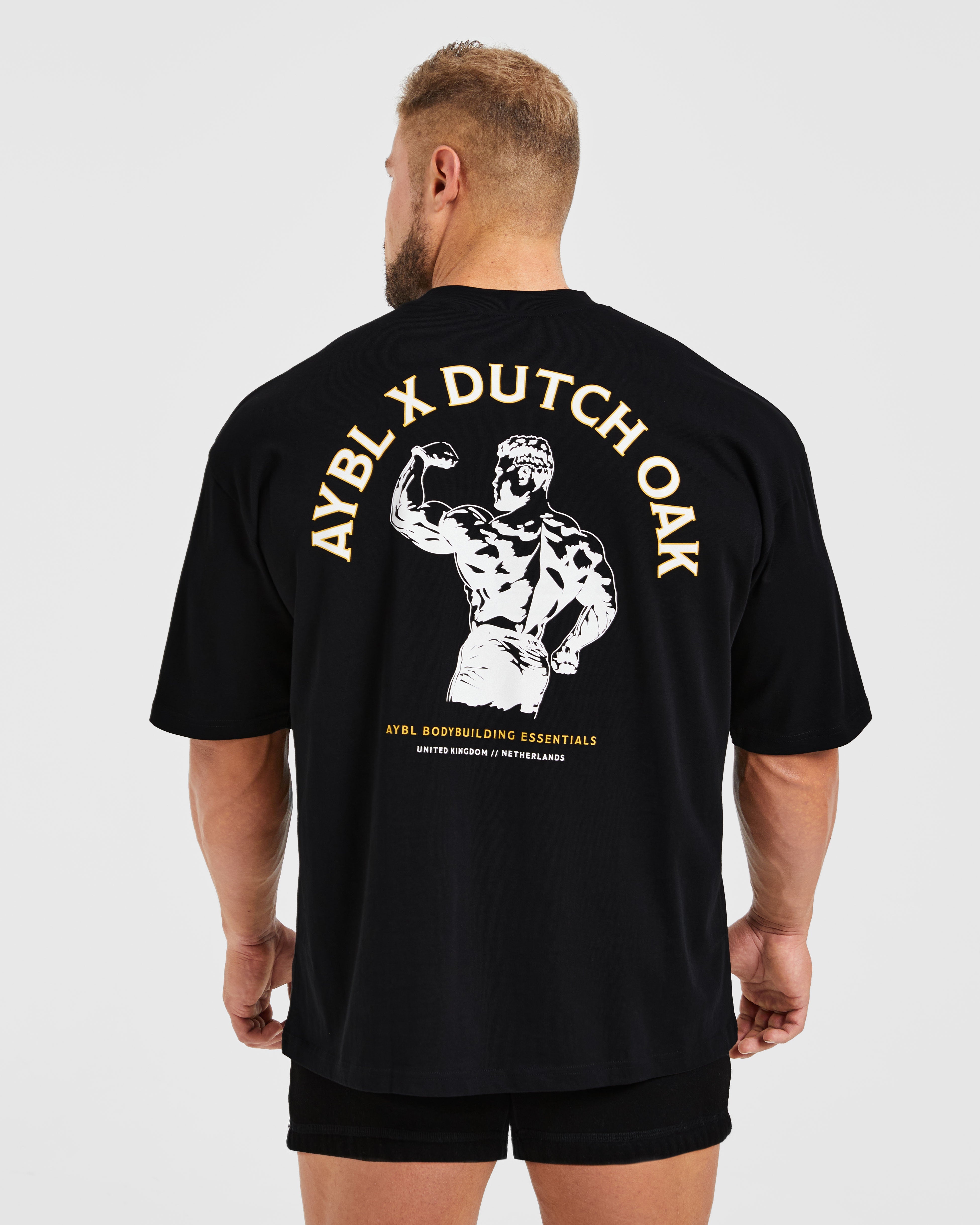 Wesley Vissers X Dutch Oak T-Shirt Oversized - Nero/Bianco