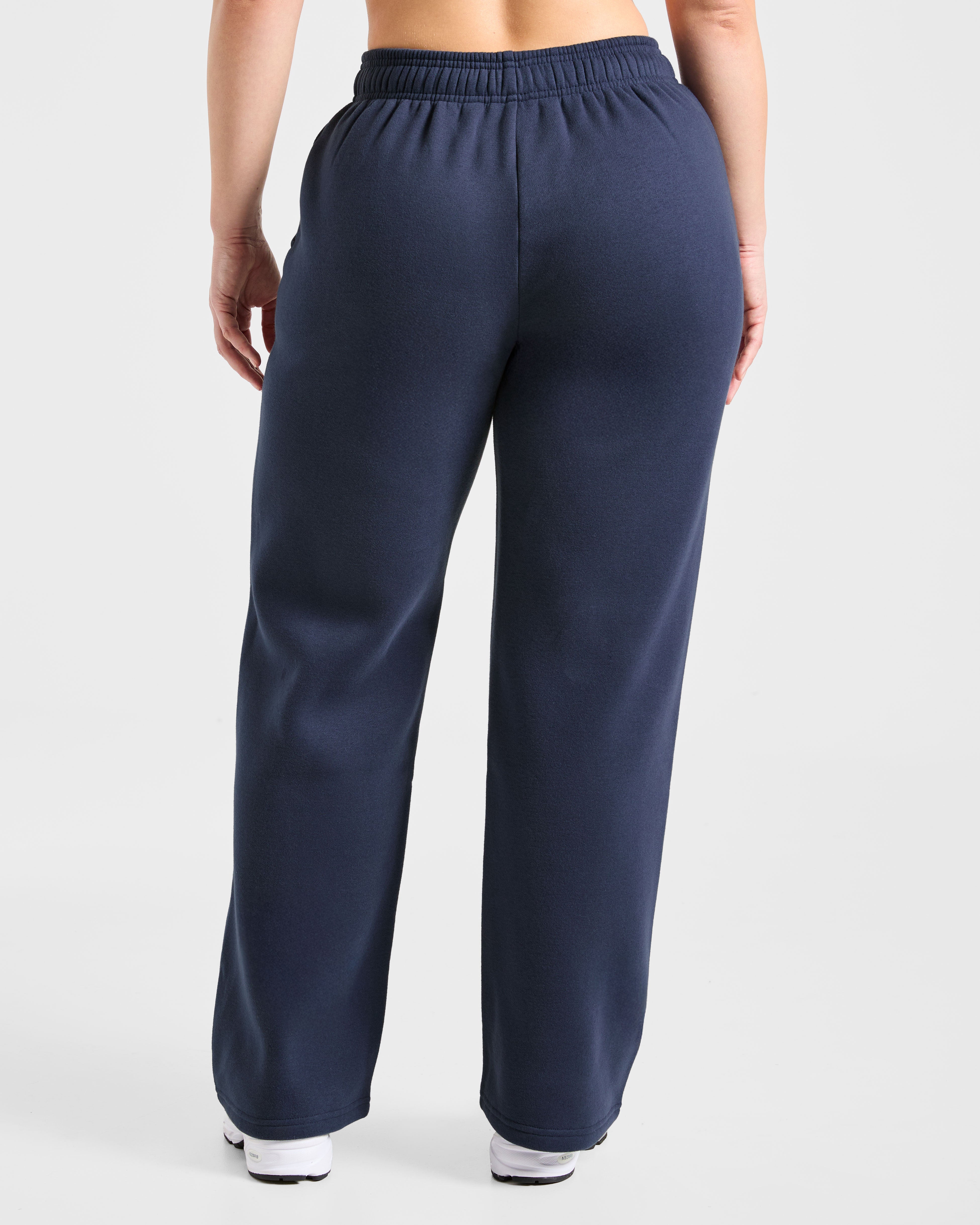 Pantaloncini Jogger a Gamba Dritta Retro Athletics - Blu Navy/Giallo