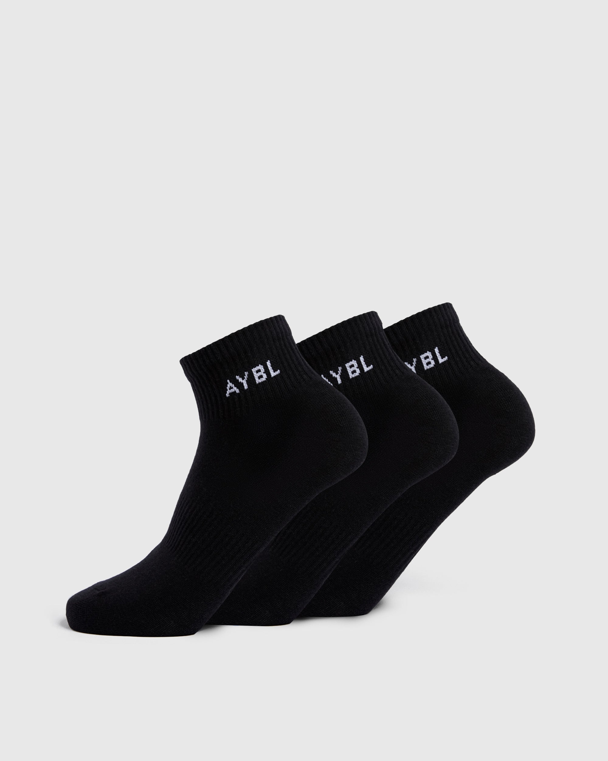Calze Ankle Everyday (3 Pezzi) - Nero