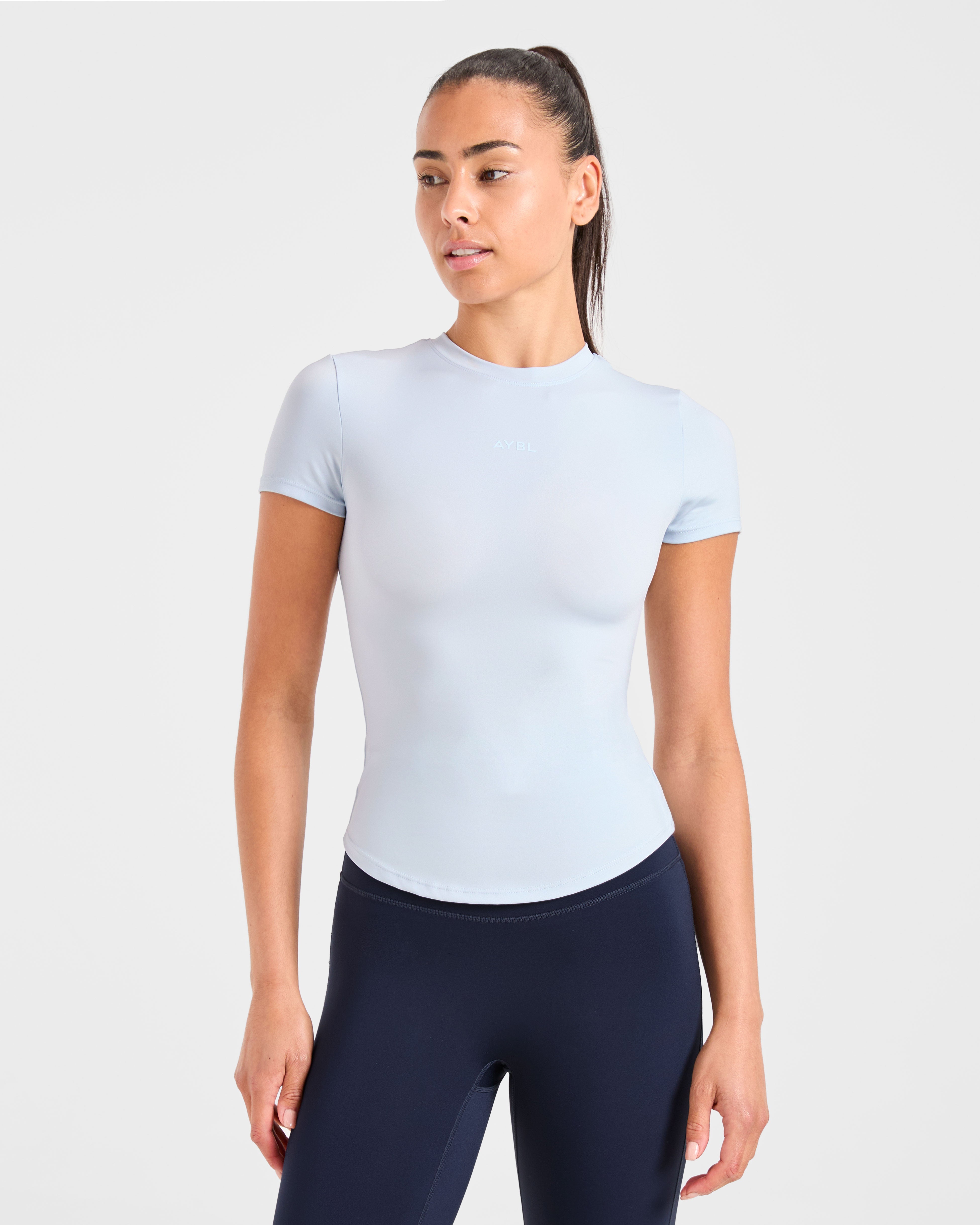 T-Shirt Sculpt - Blu Pastello
