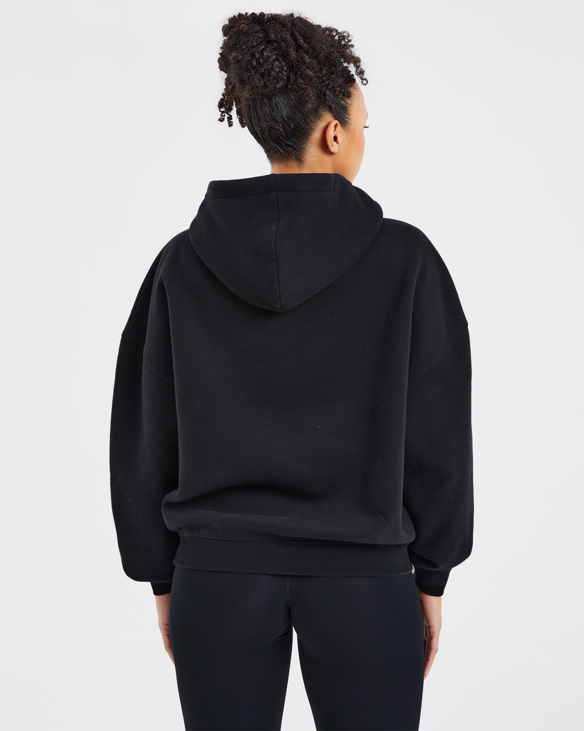 Sport Outline Hoodie Oversized - Nero