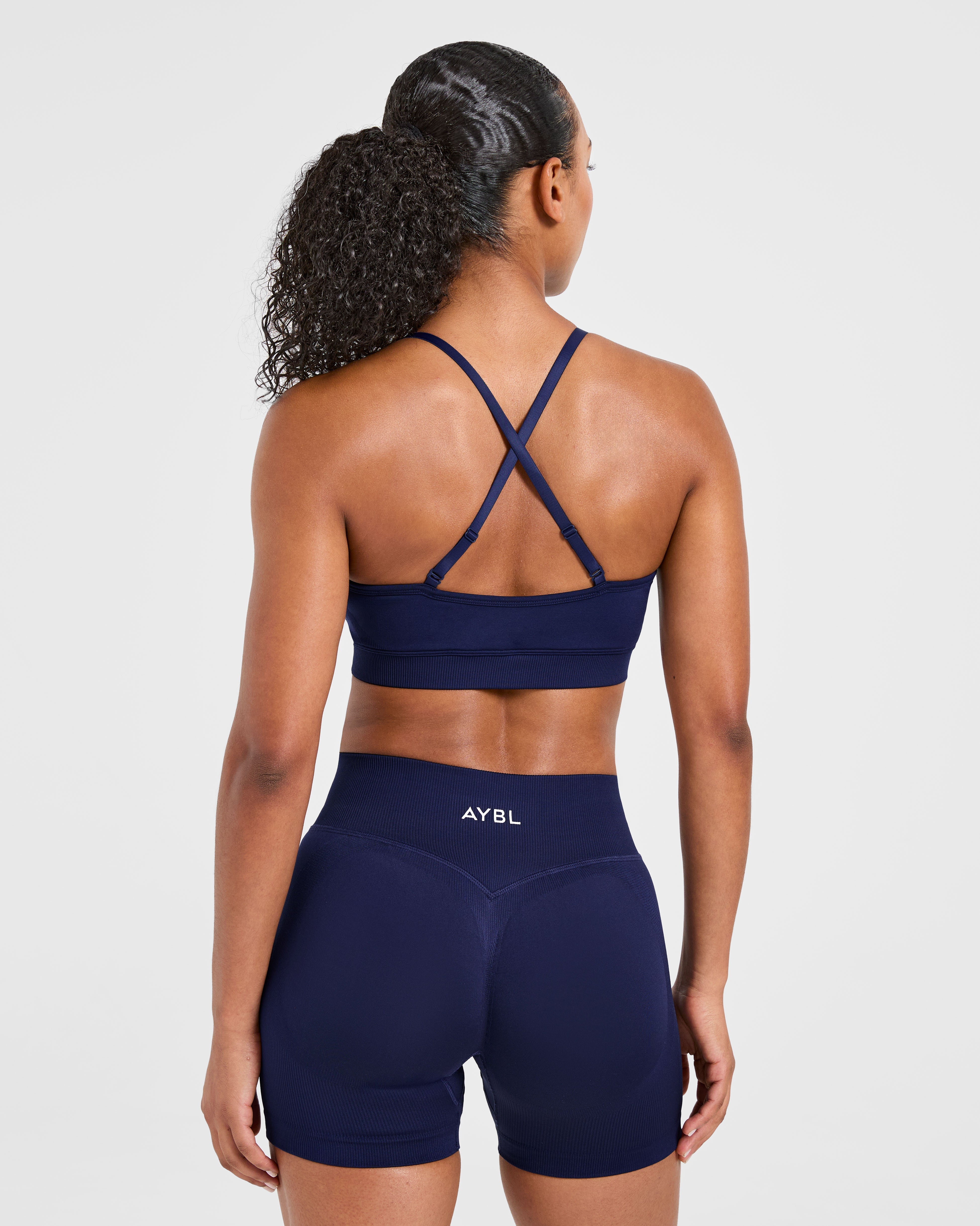 Adapt Sports Bra Senza Cuciture - Navy Profondo
