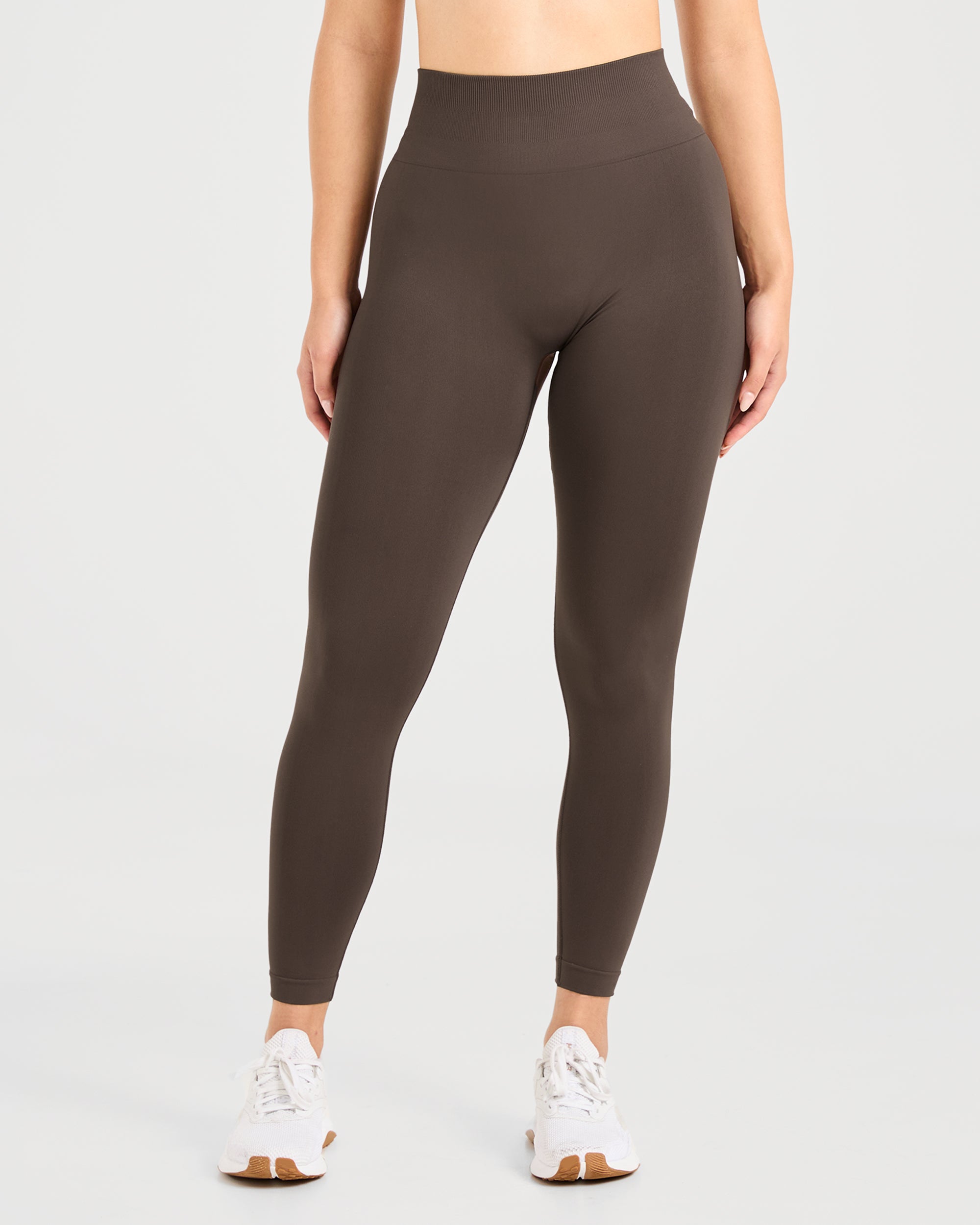 Leggings Senza Cuciture Power - Marrone Castagna