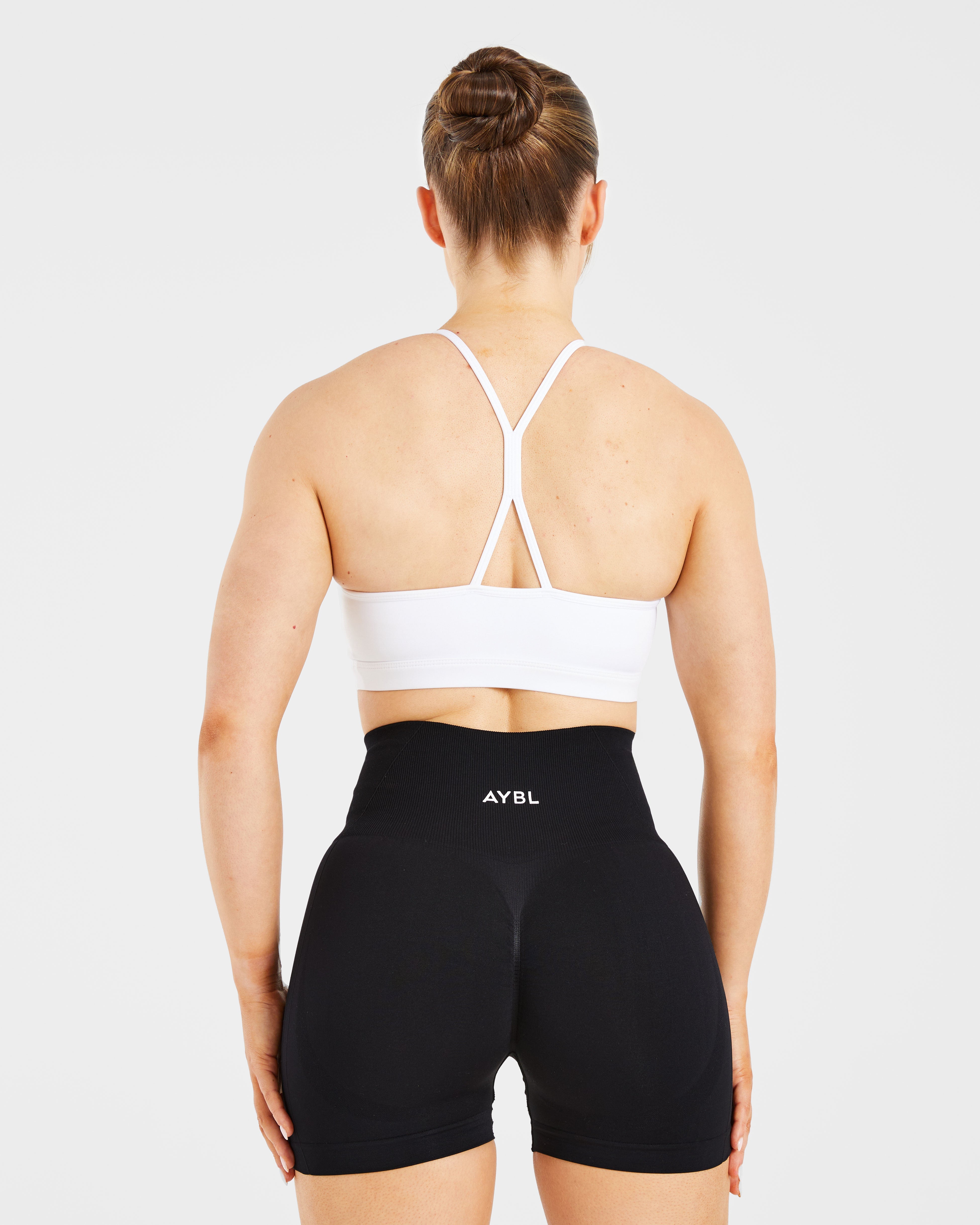 Sports Bra Ruched Essenziale - Bianco