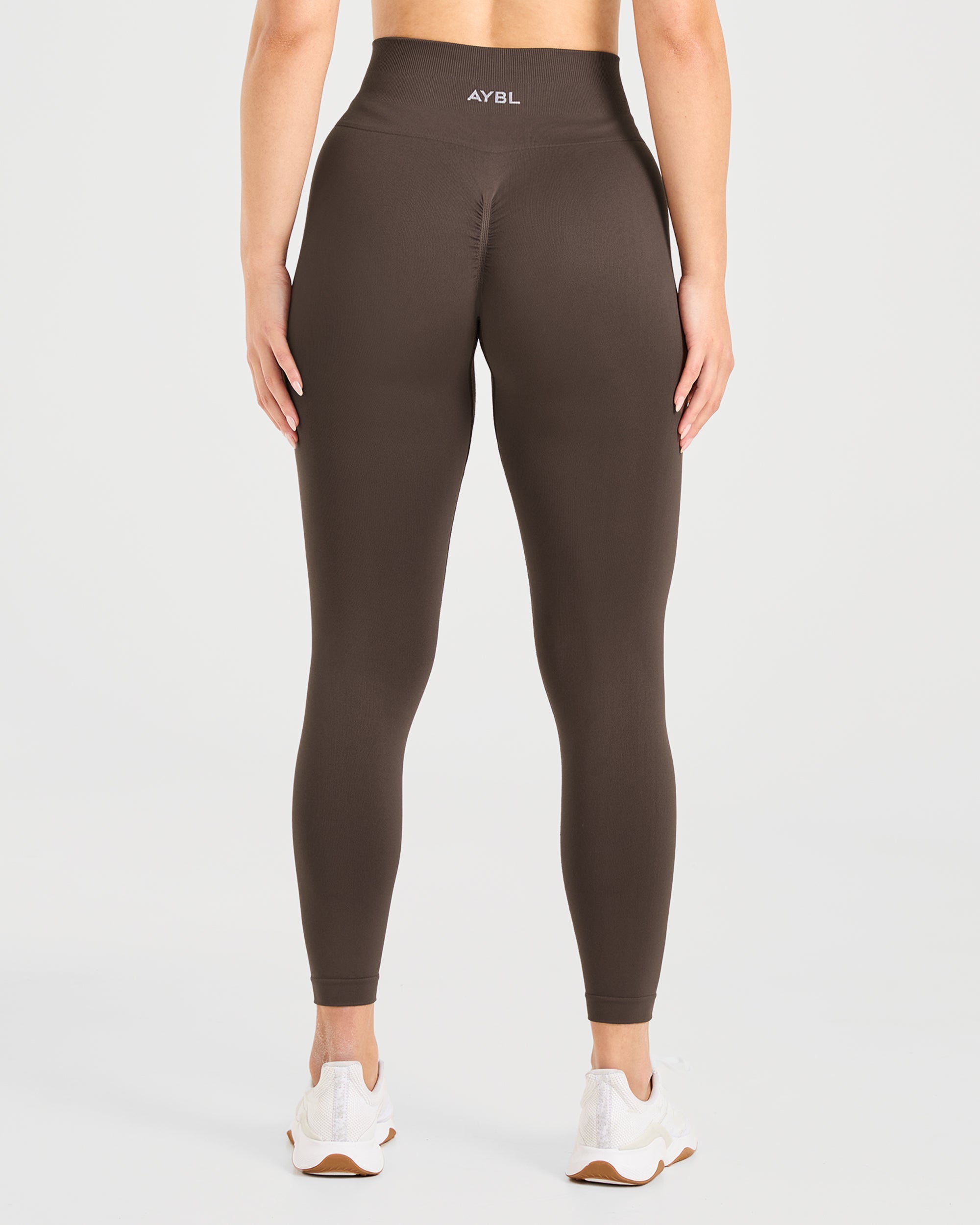 Leggings Senza Cuciture Power - Marrone Castagna