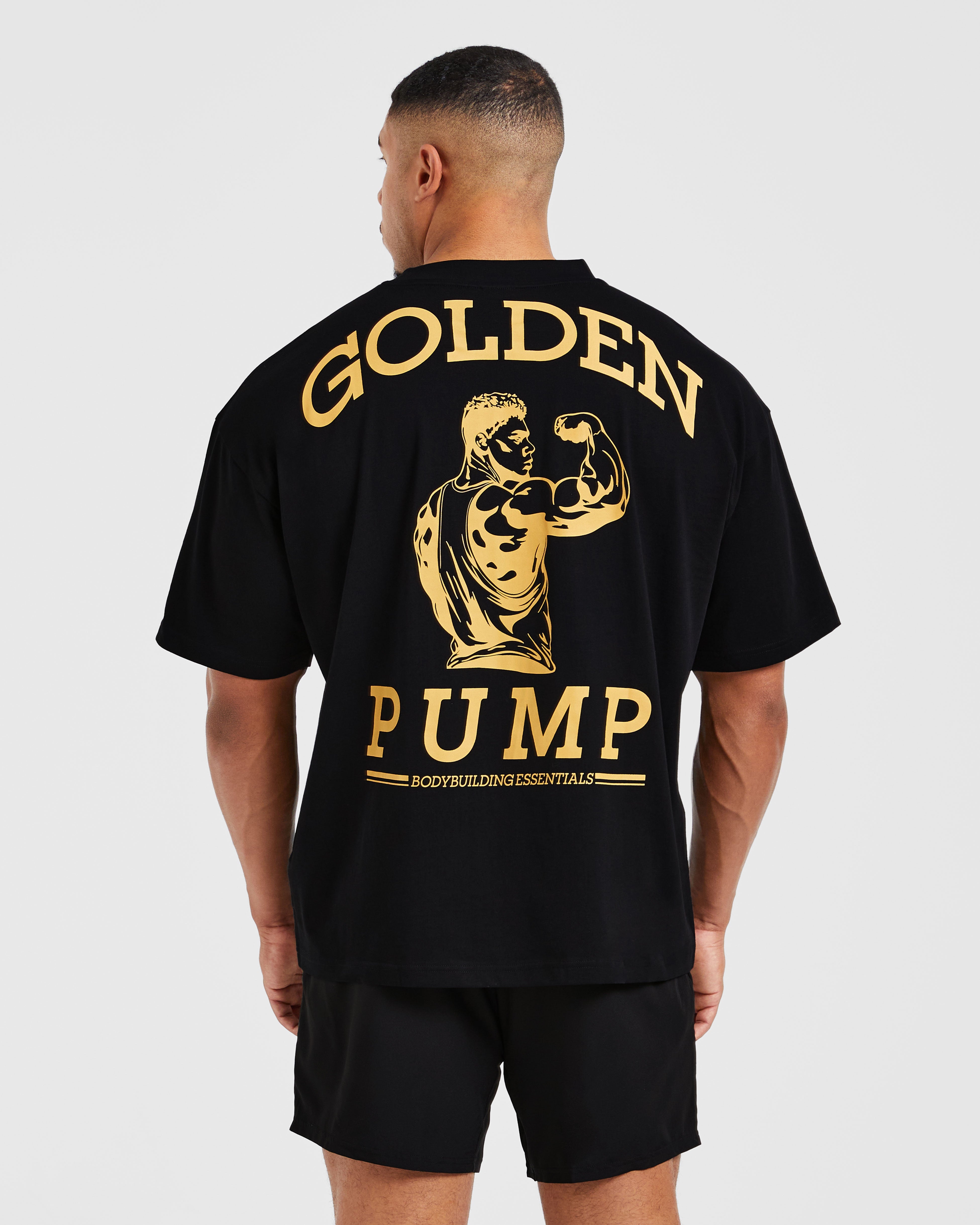 Maglietta Oversized Wesley Vissers X Golden Pump - Nero