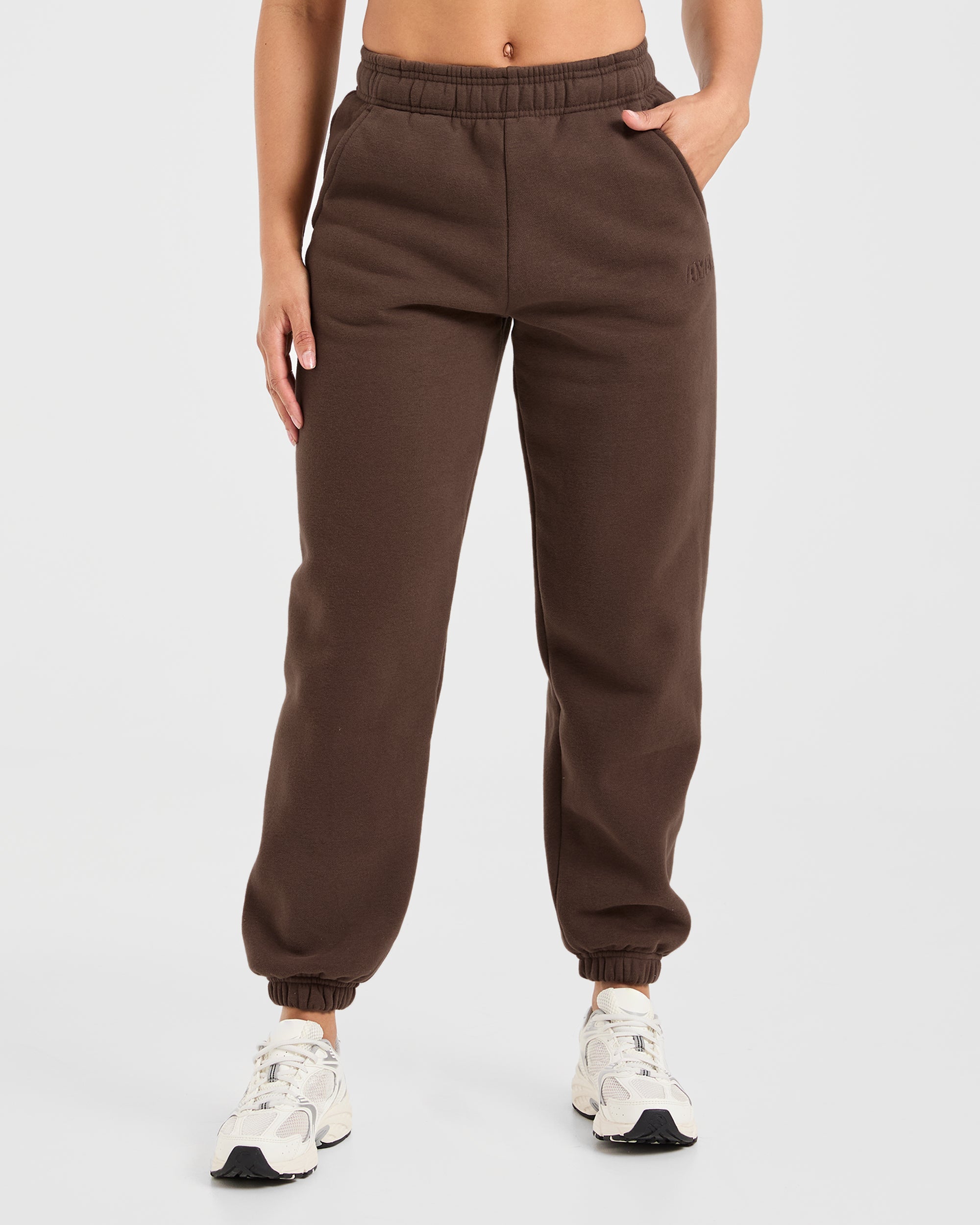 Pantaloncini Larghi Classici in Felpa - Marrone