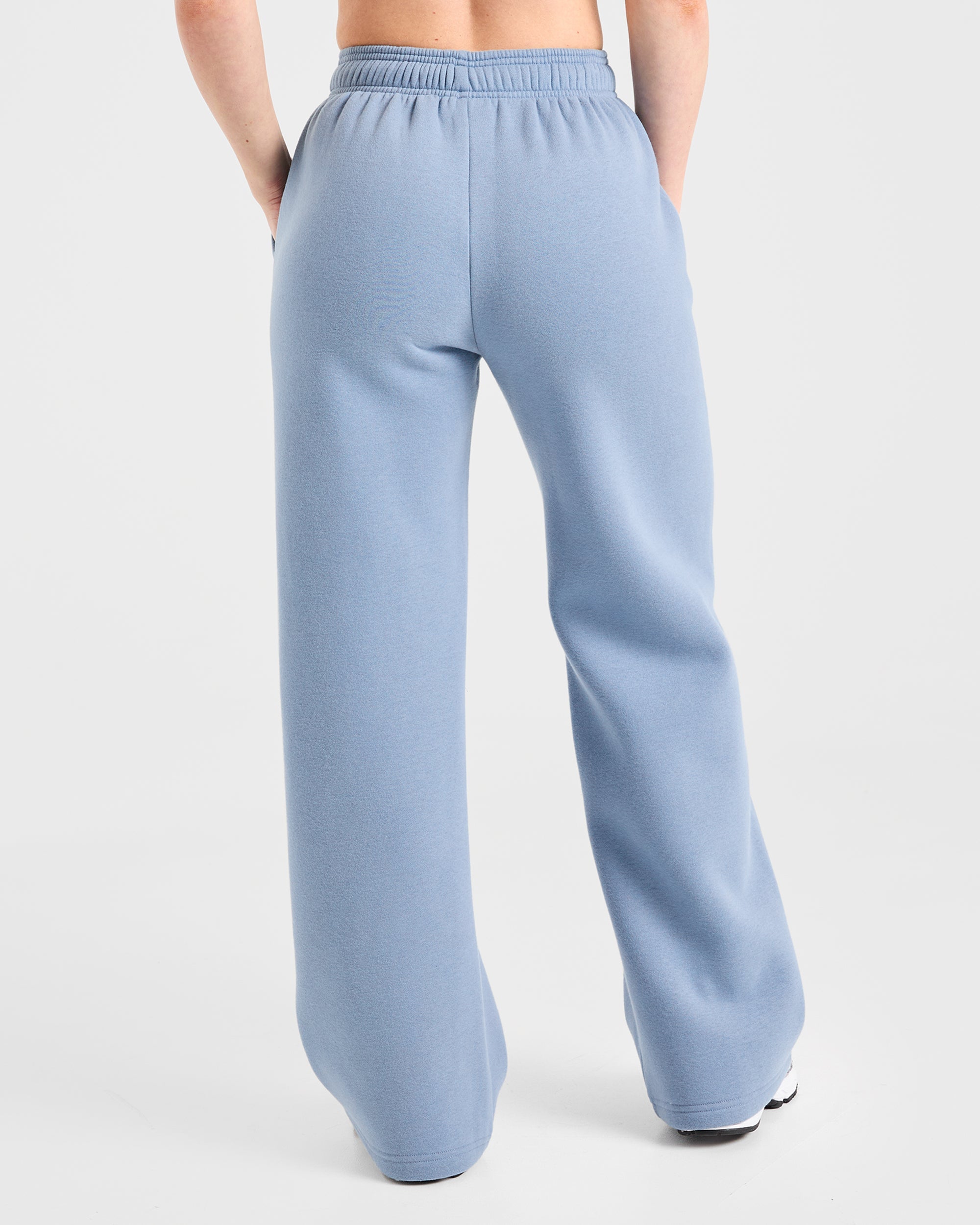 Pantaloncini Jogger a Gamba Dritta Retro Athletics - Blu Vintage