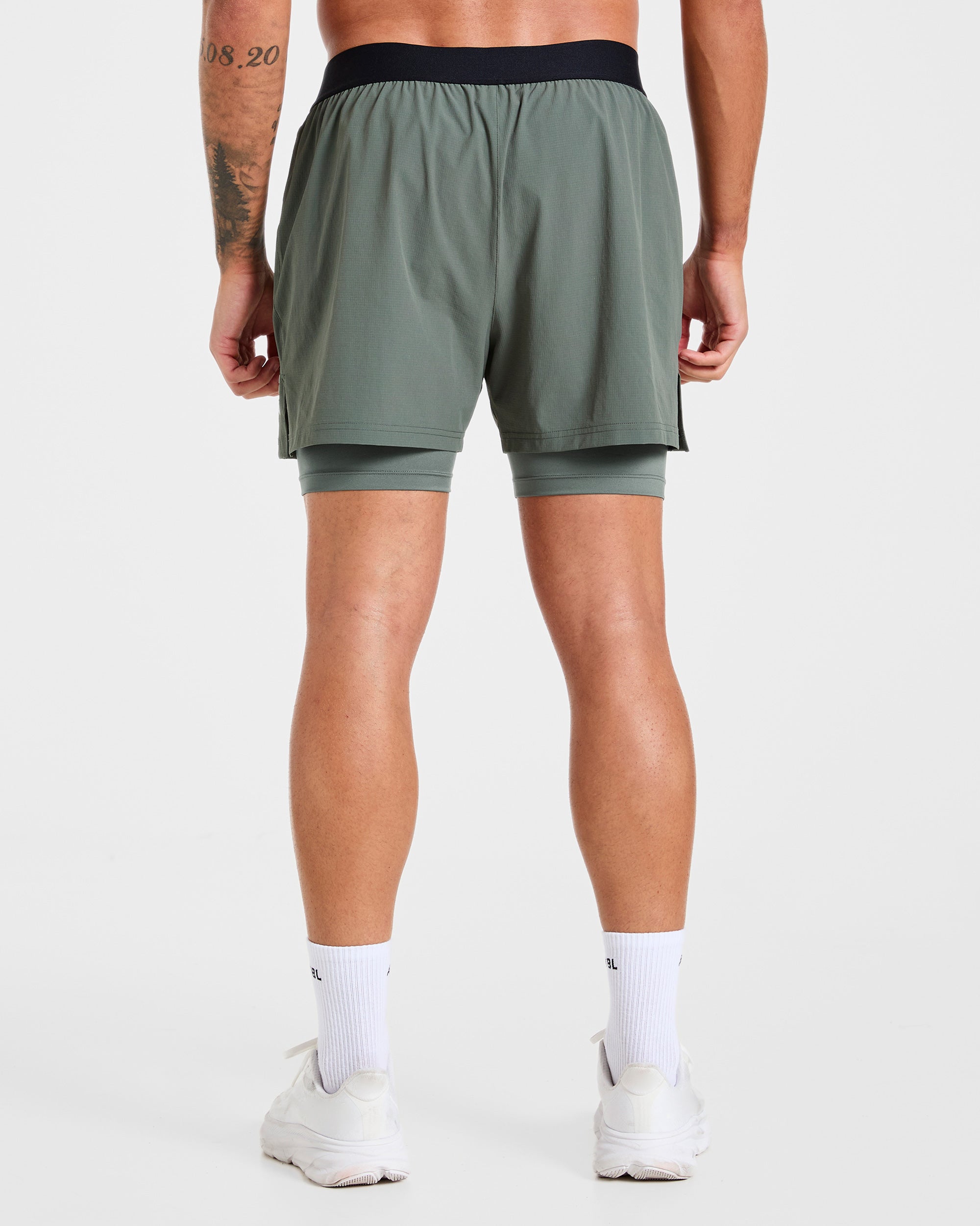 Shorts 2 in 1 Signature - Olive Scuro