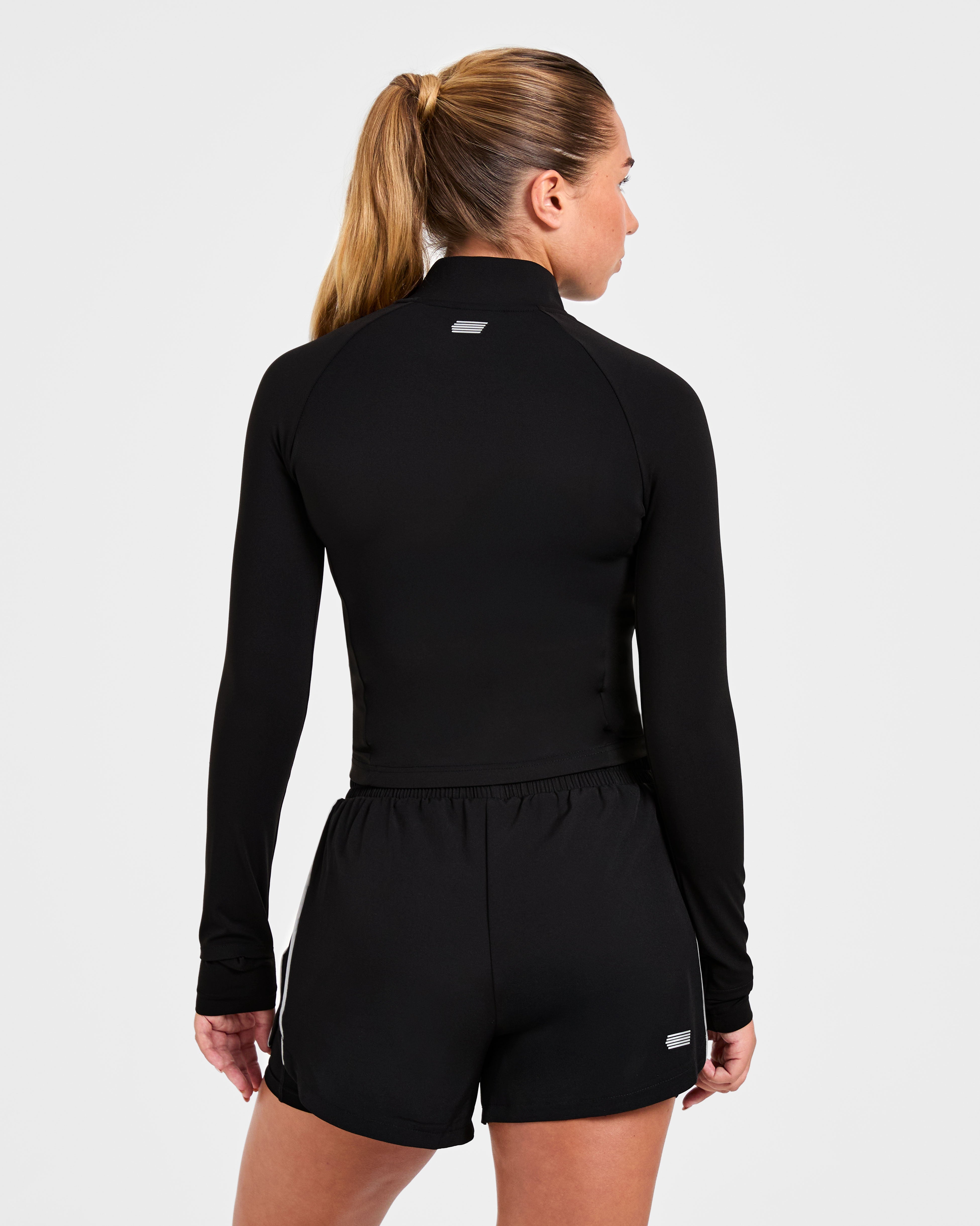 Giubbotto Run Zip - Nero