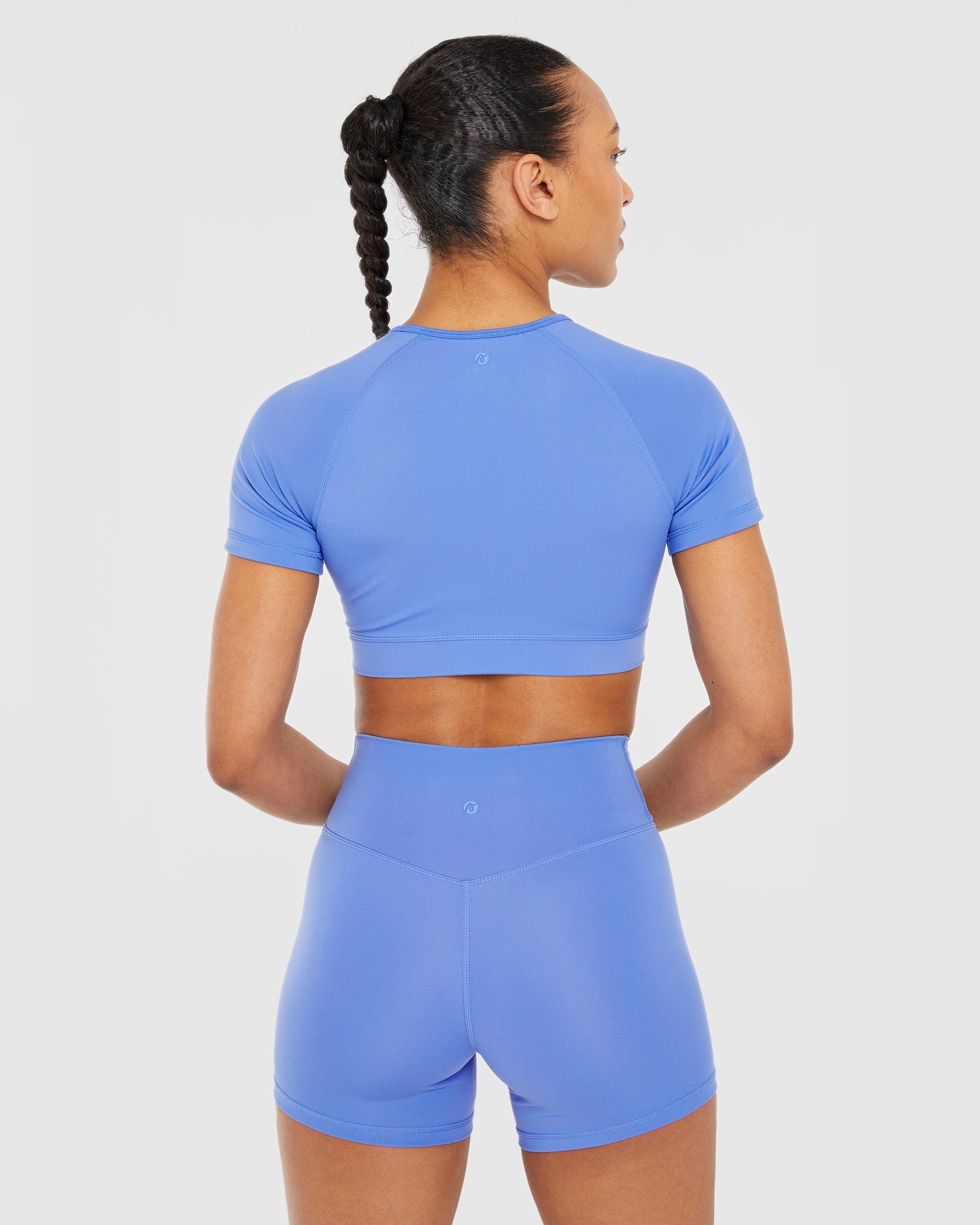 Crop Top Fondamentale - Blu Cobalto