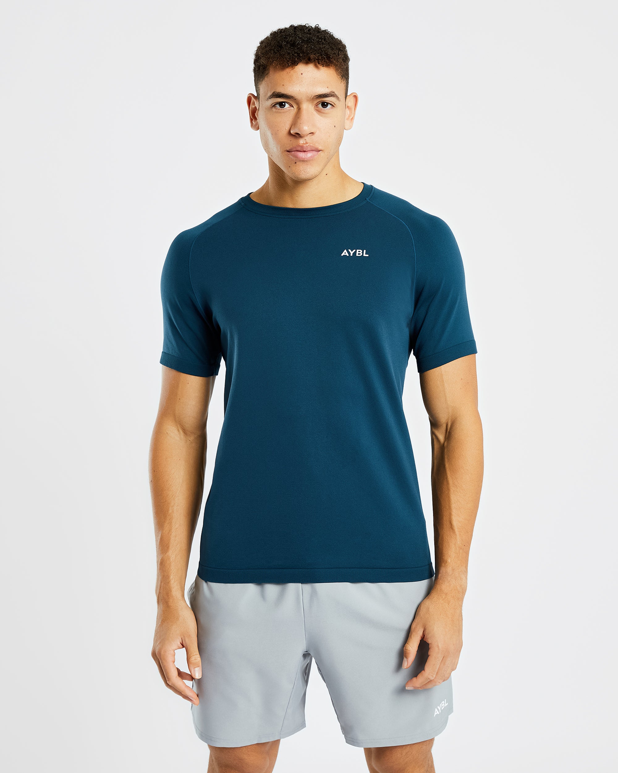 T-Shirt Senza Cuciture Ascend - Blu Marino