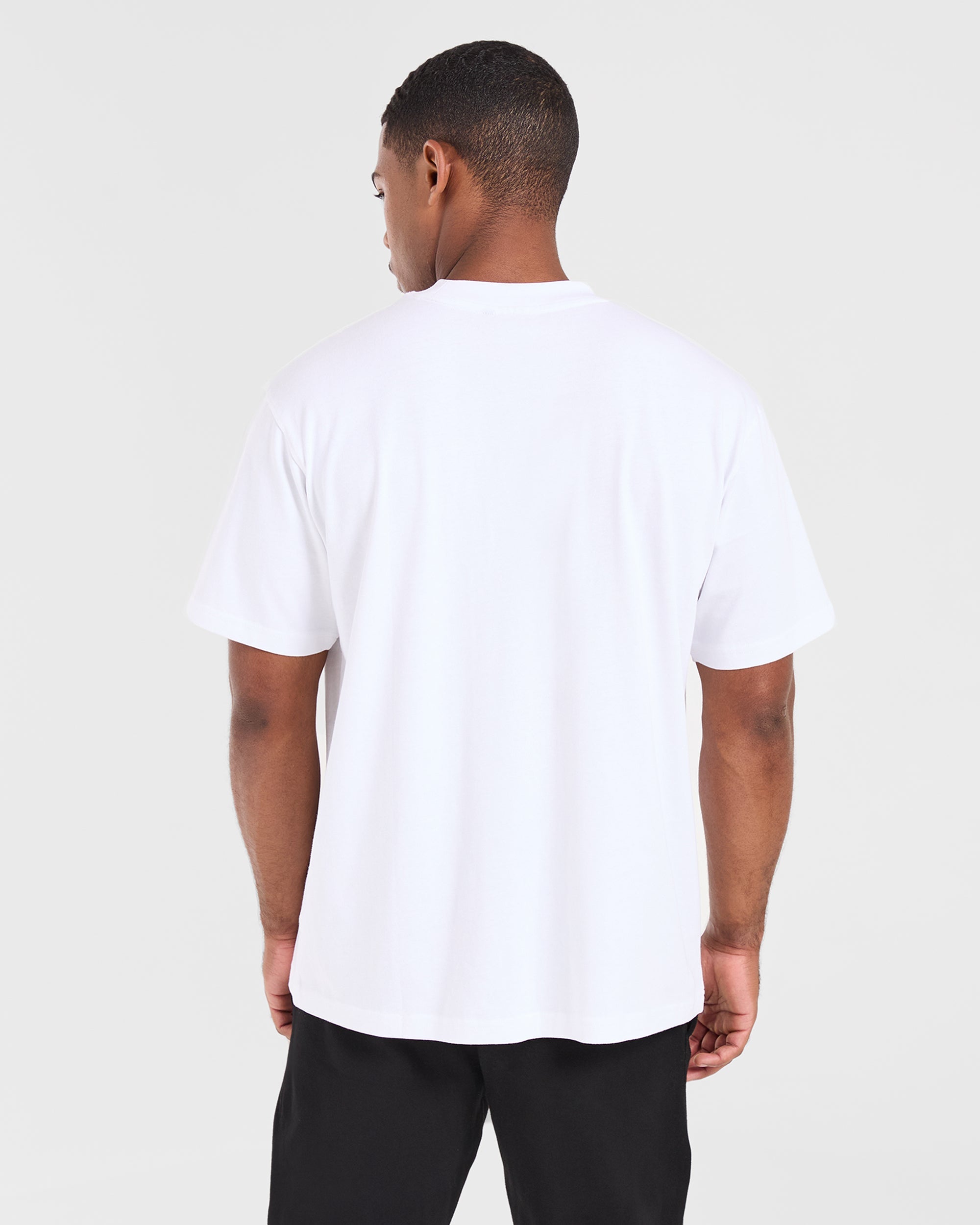 T-shirt Oversized Gotico - Bianco