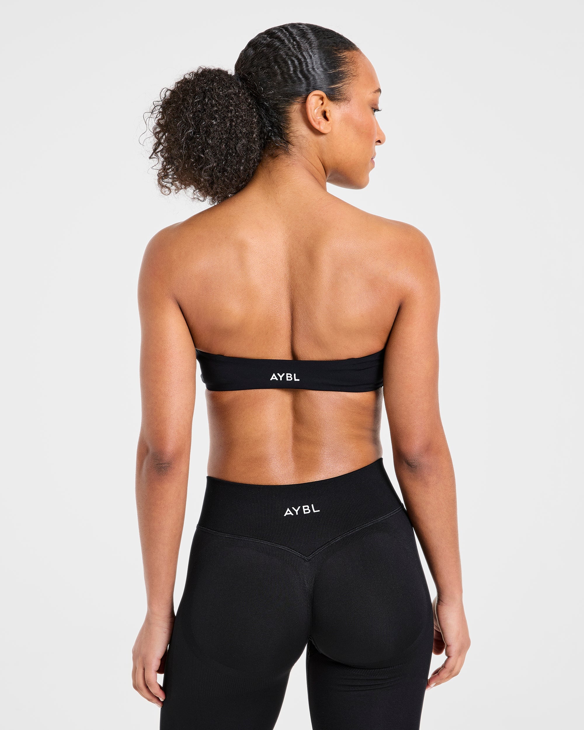 Bra da Palestra Bandeau Essenziale - Nero