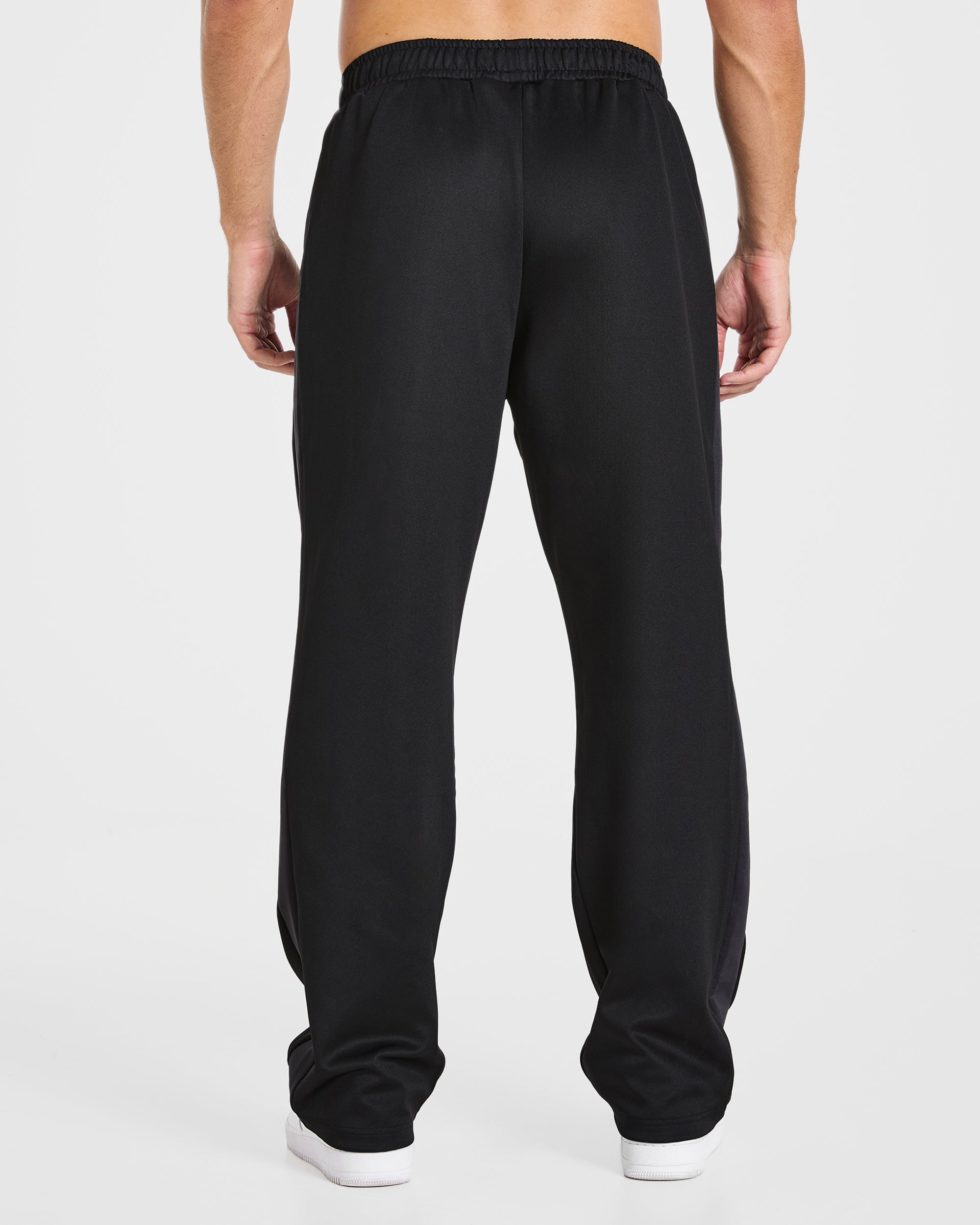 Pantaloni Jogger Classici a Gamba Dritta - Nero/Grigio Scuro