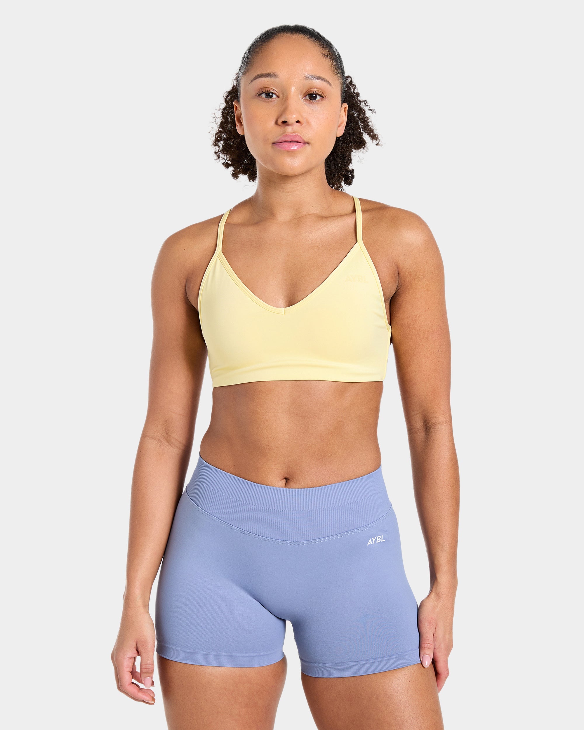 Sports Bra Crossback Essenziale - Giallo