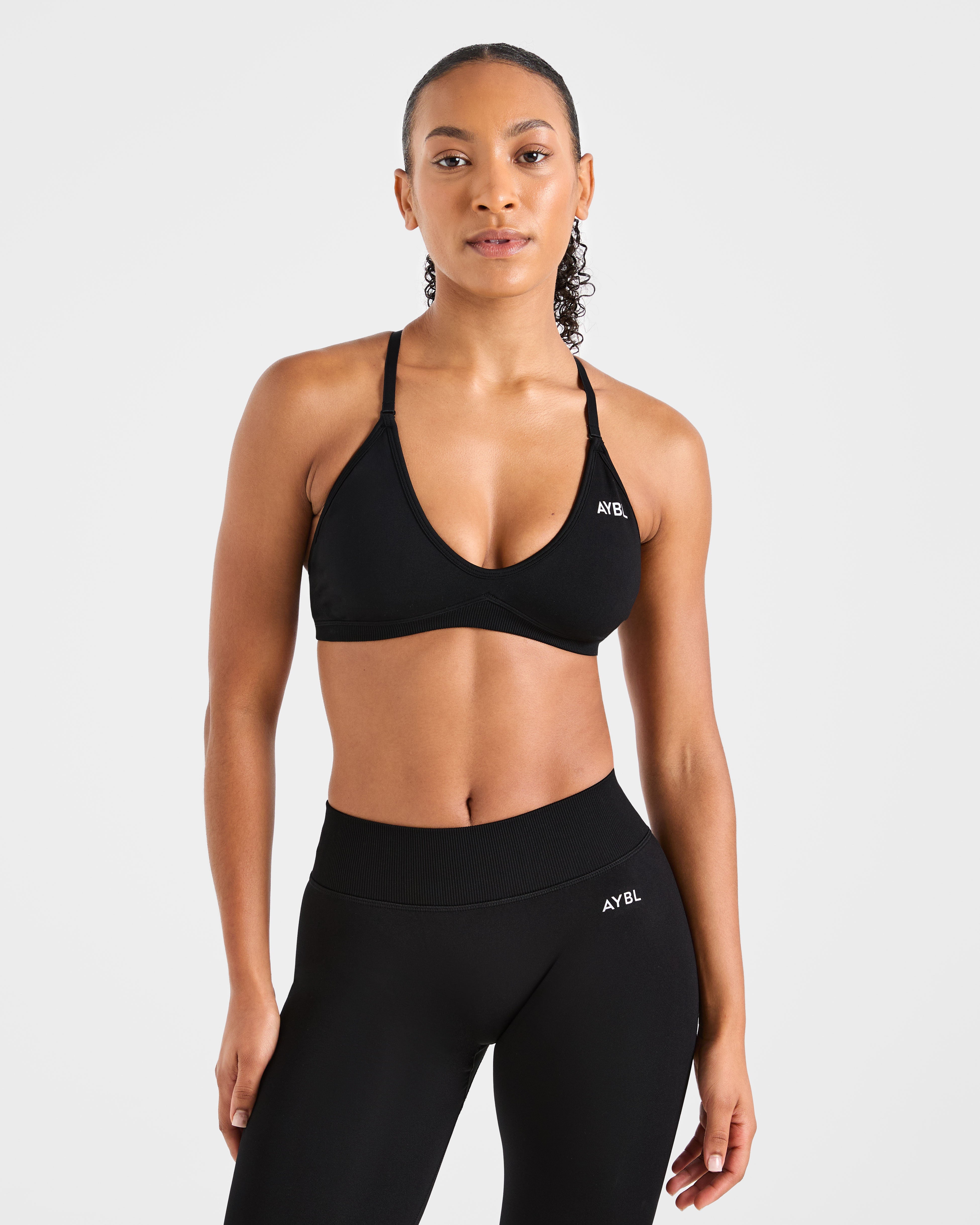 Adapt Sports Bra Senza Cuciture con Cinturino - Nero