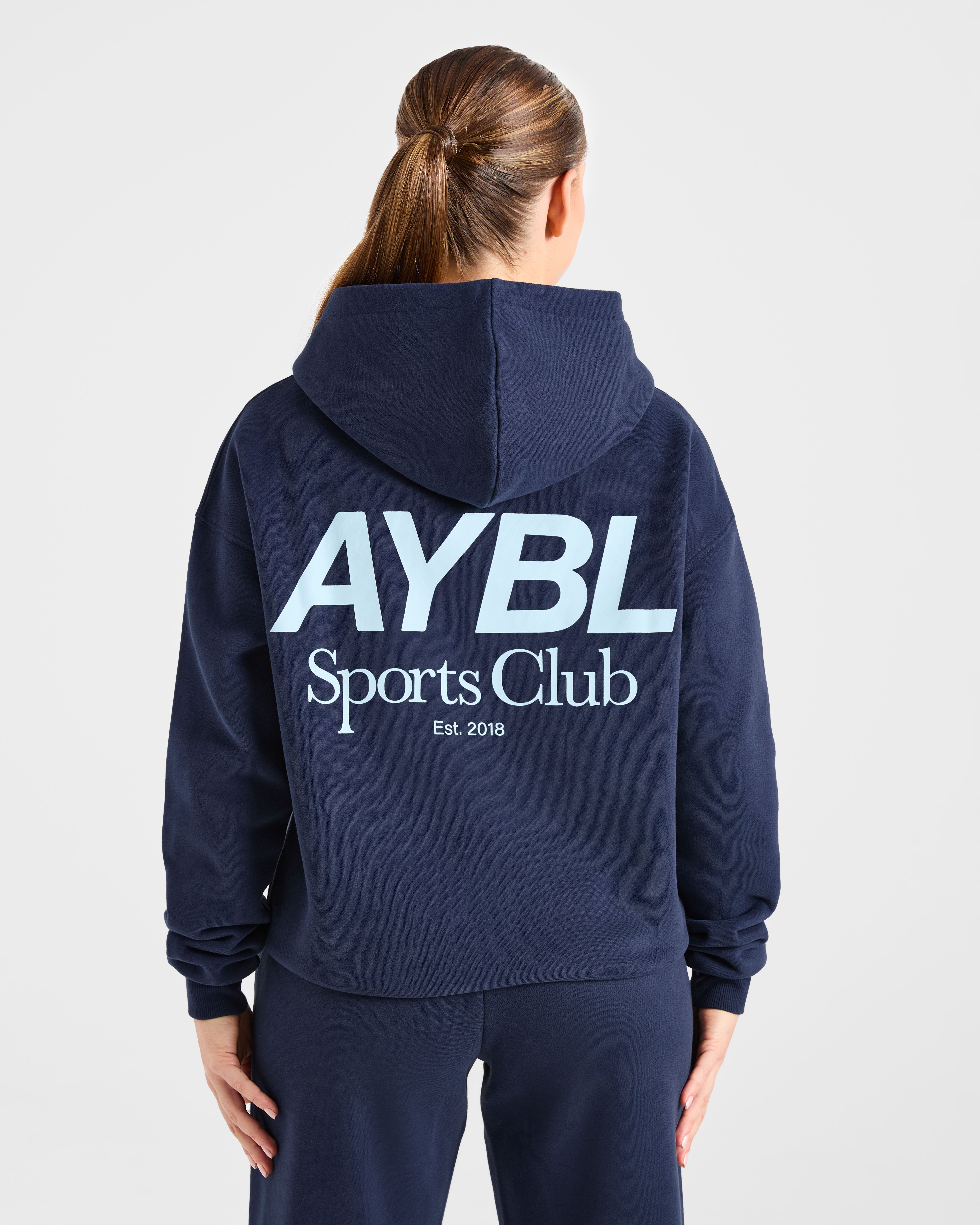 AYBL Sports Club Felpa Oversized - Navy/Blu
