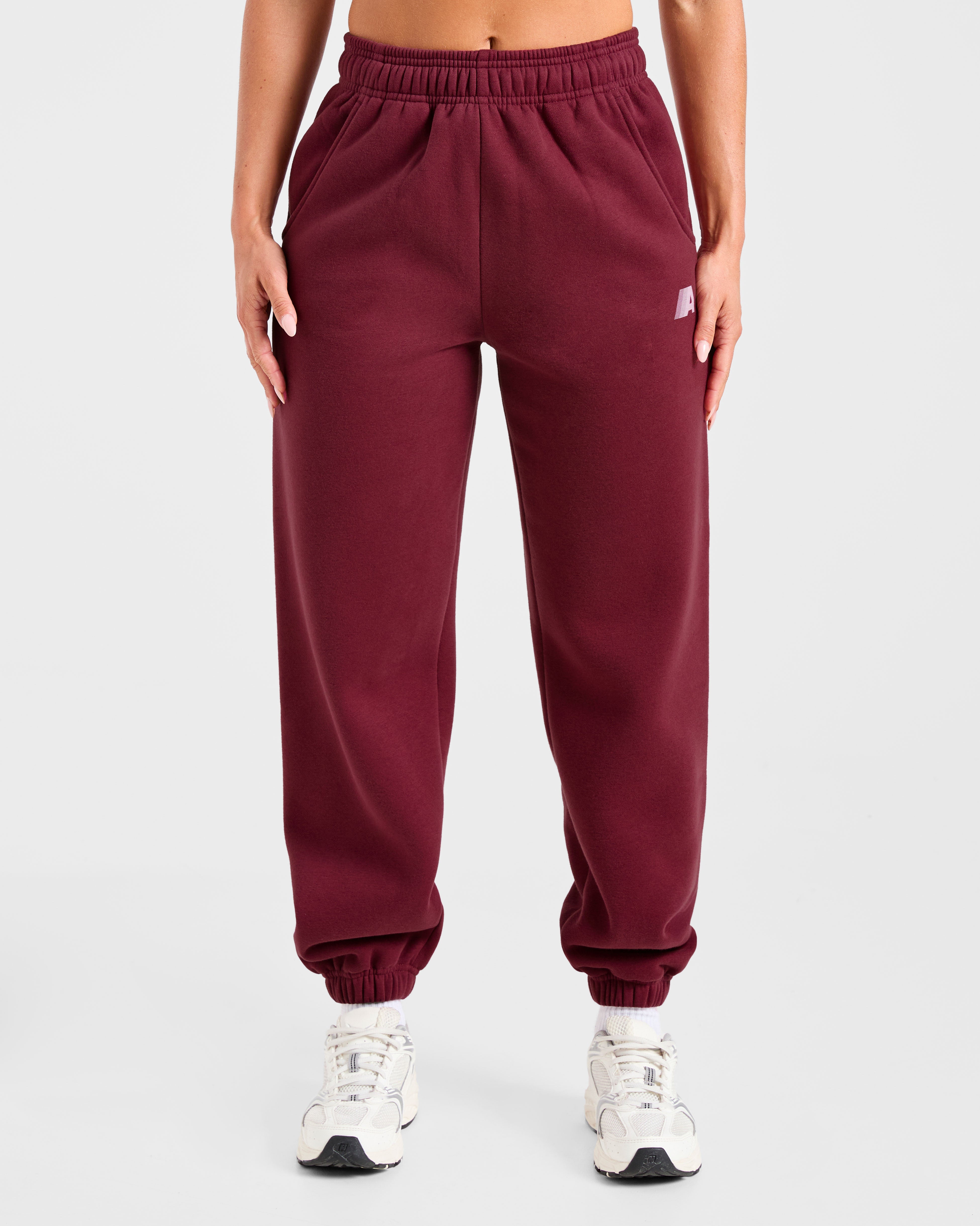 Pantaloncini Larghi Retro Athletics - Rosso Ciliegia/Rosa