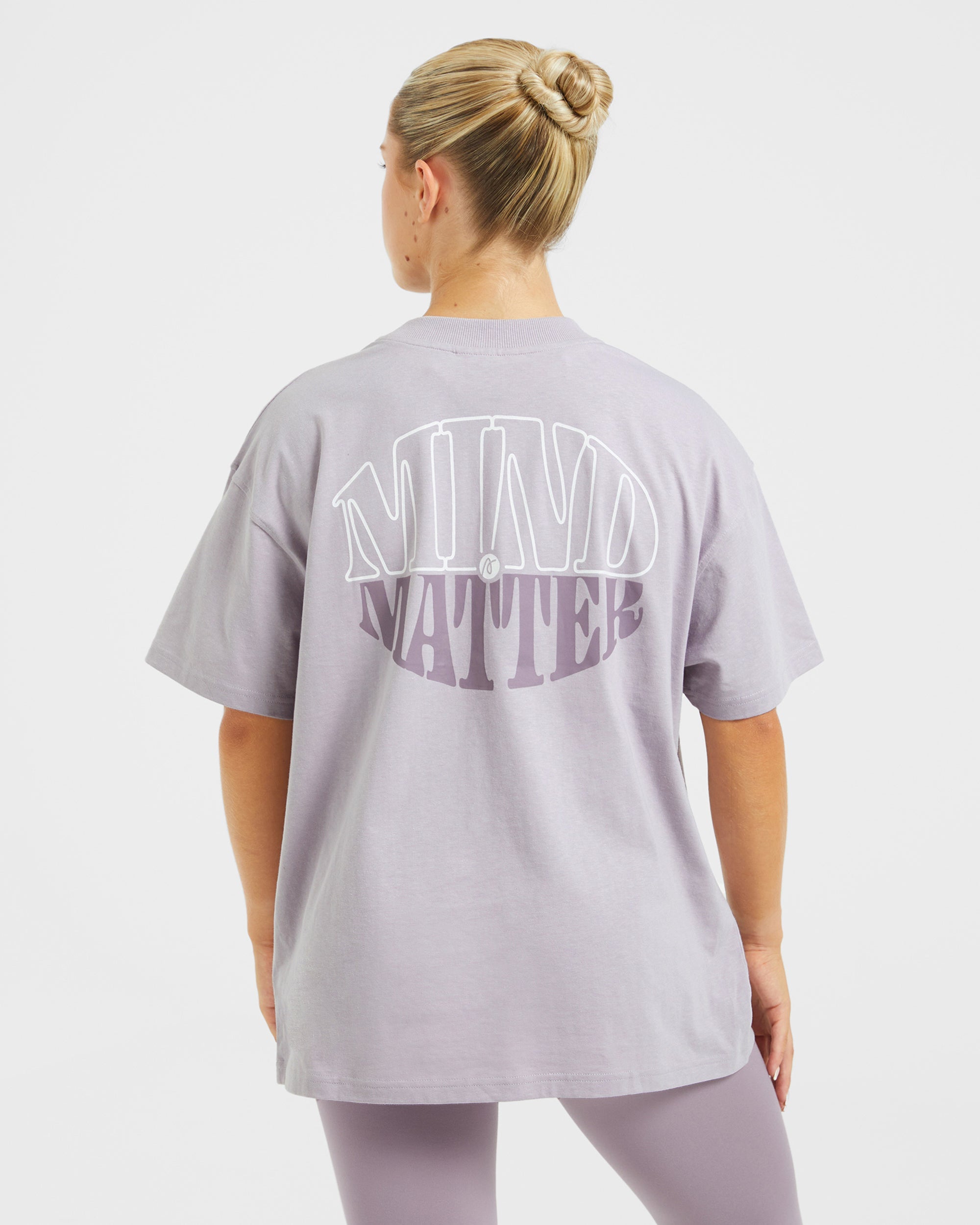 T-shirt Oversized Mind Over Matter – Viola T-shirt Oversized Mind Over Matter - Viola