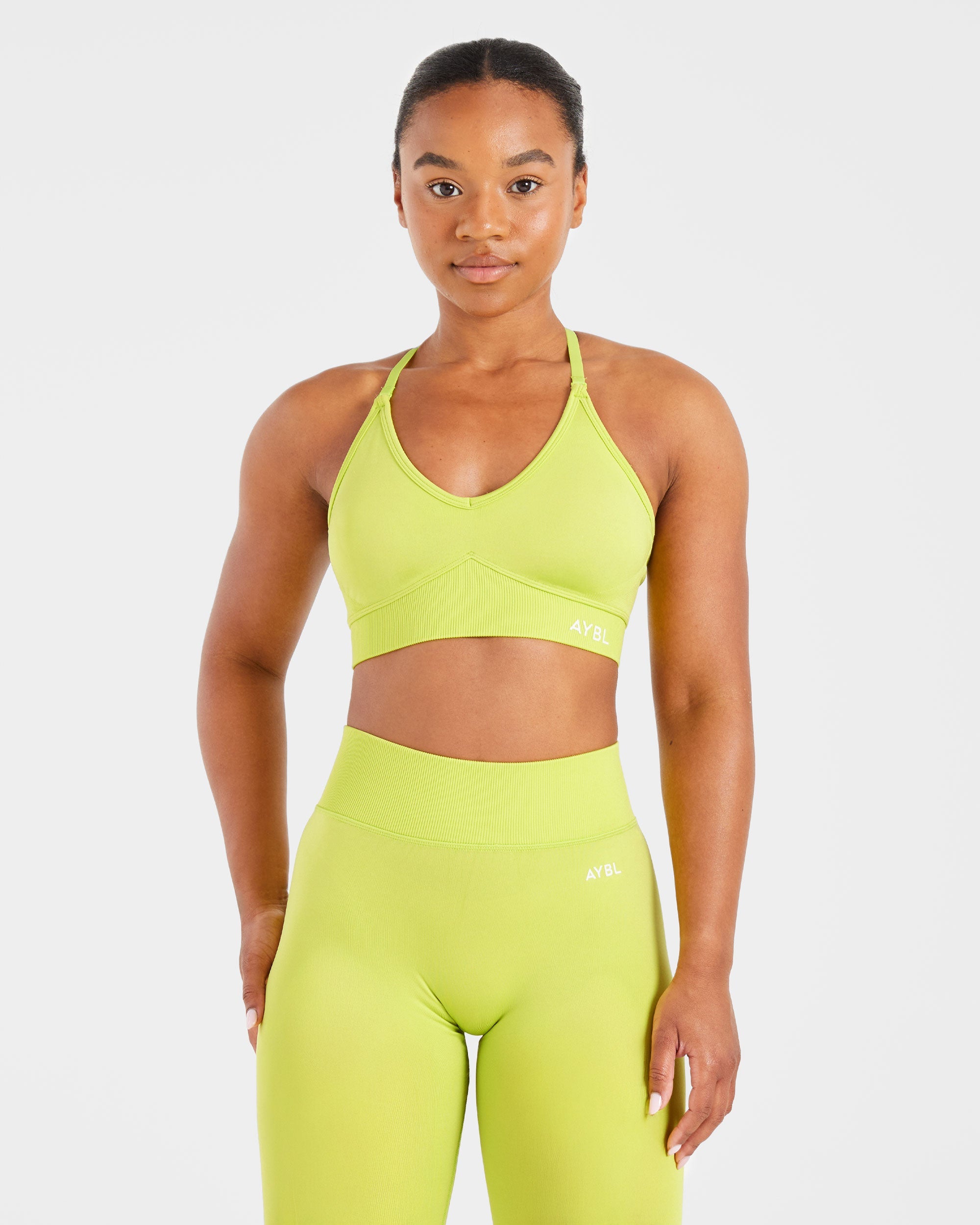 Reggiseno Sportivo Senza Cuciture Adapt - Verde Lime