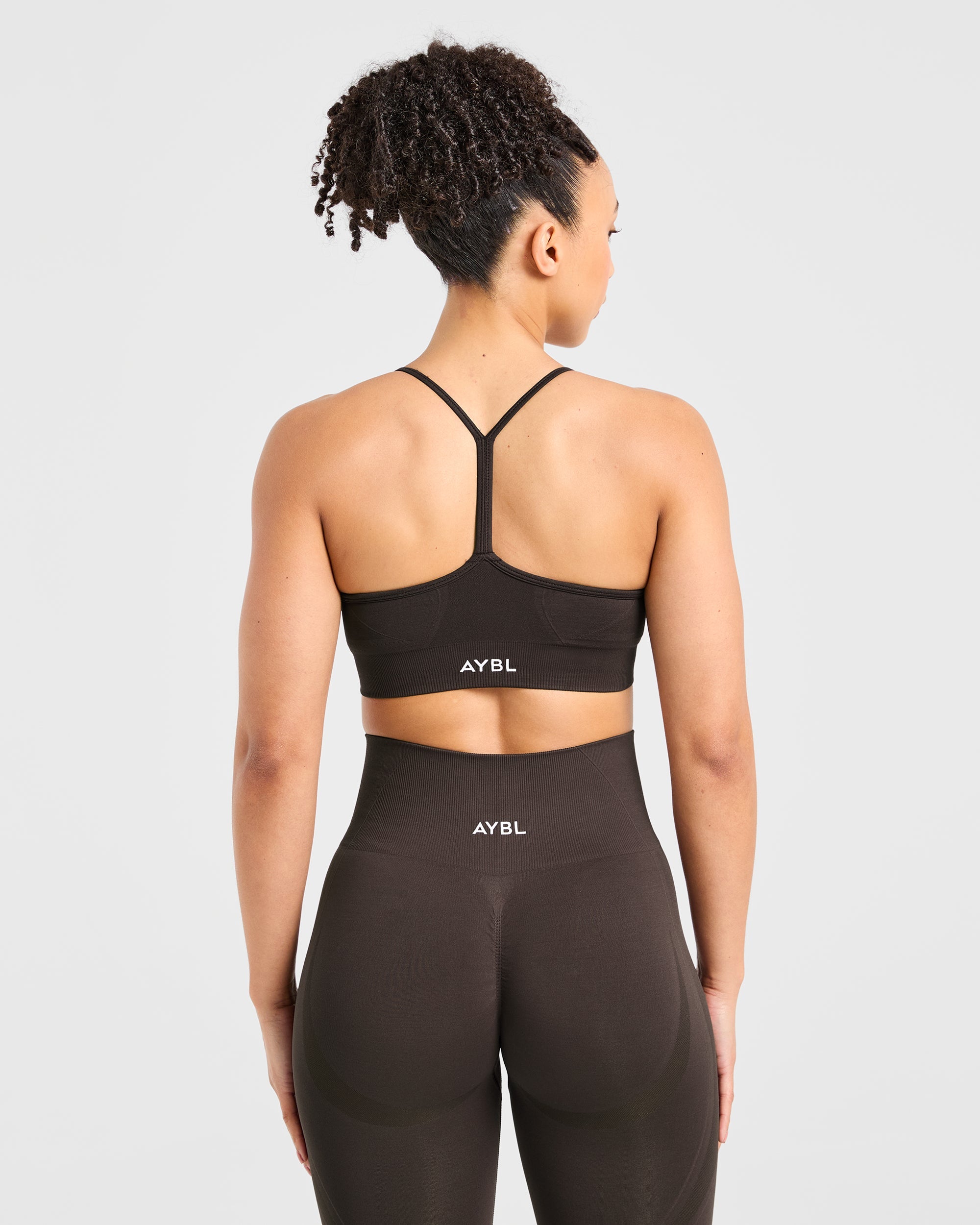 Empower Sports Bra Senza Cuciture - Cioccolato Marrone