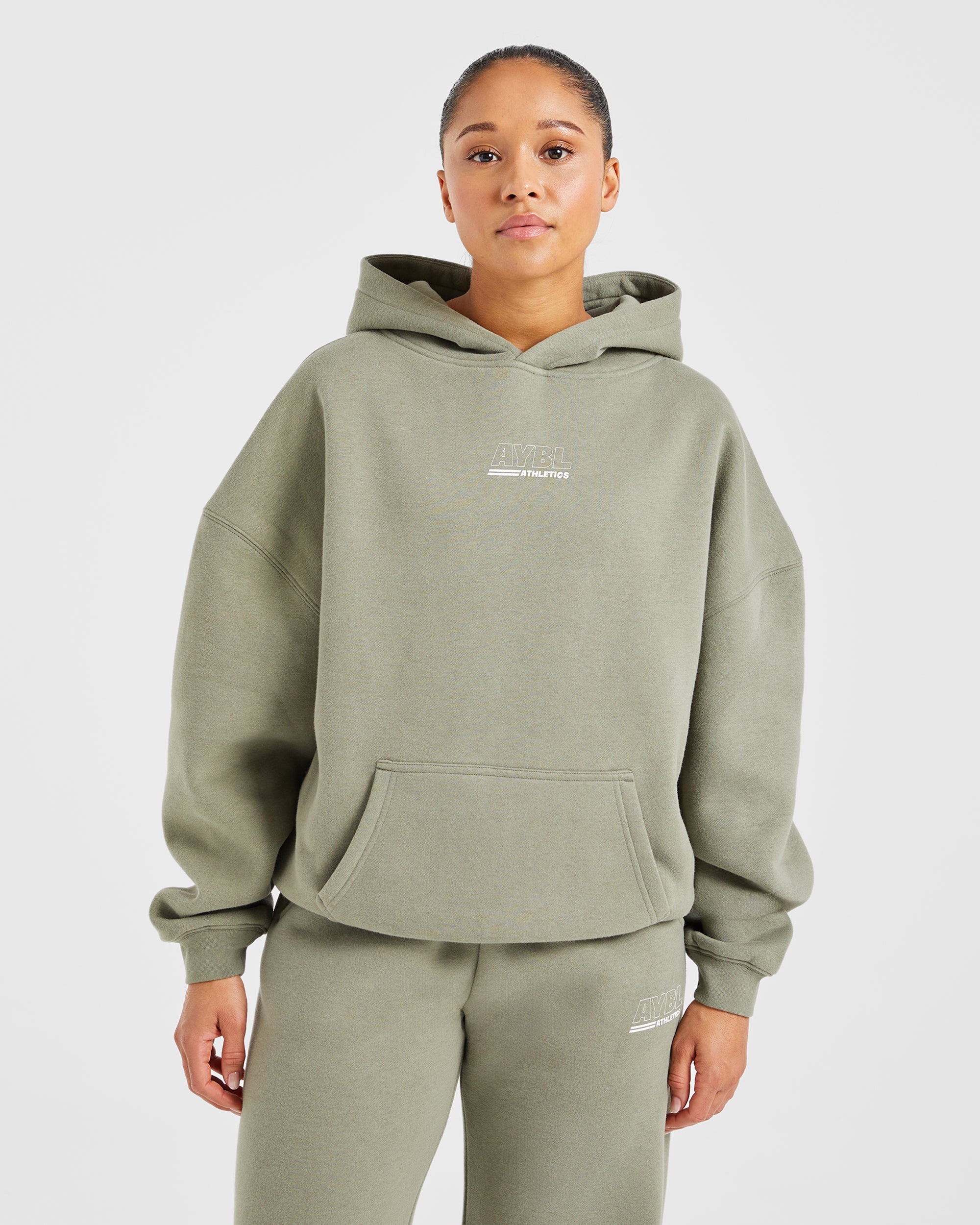 Felpa Oversized da Atletica - Olive Mute