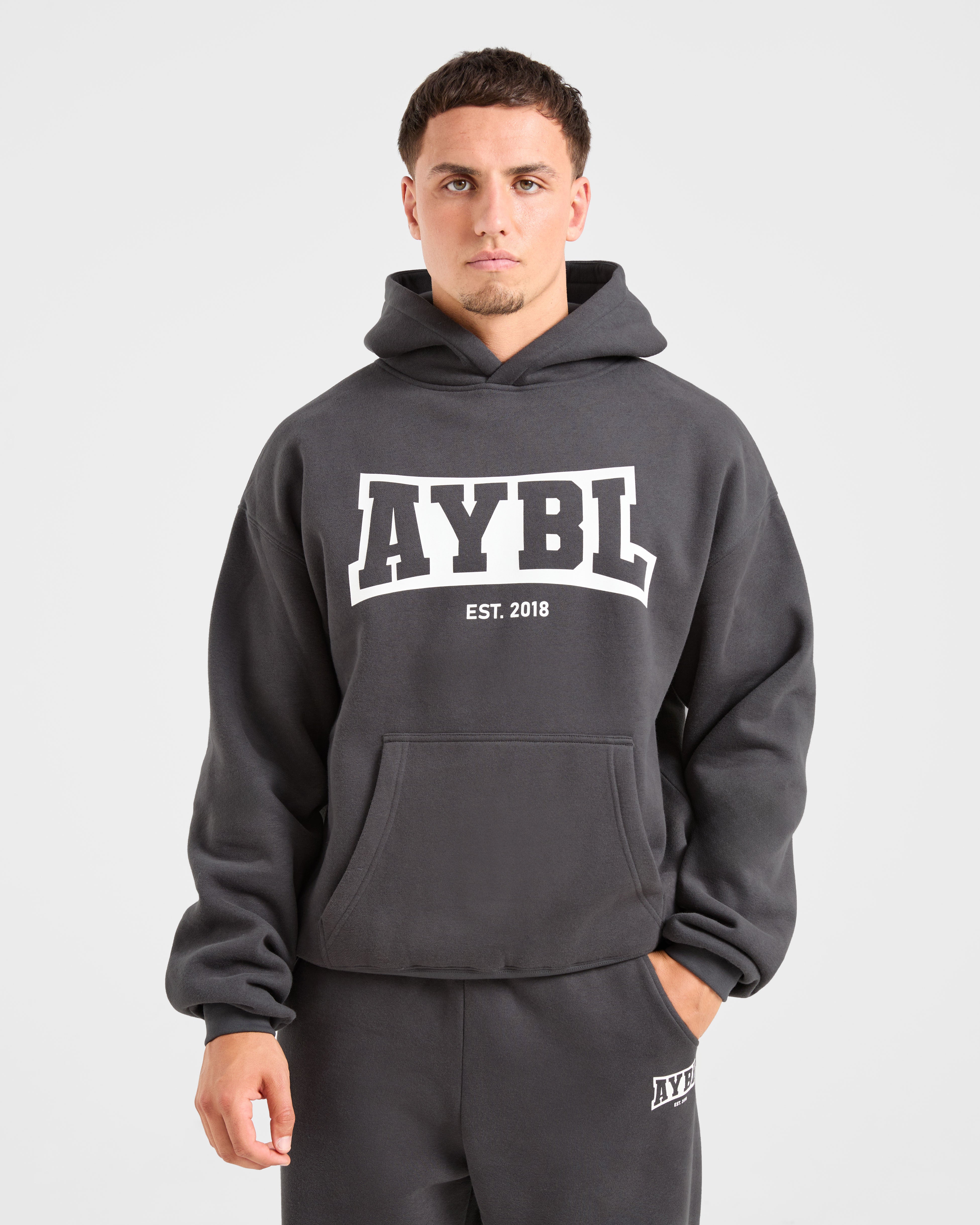 Academy Oversized Hoodie - Grigio