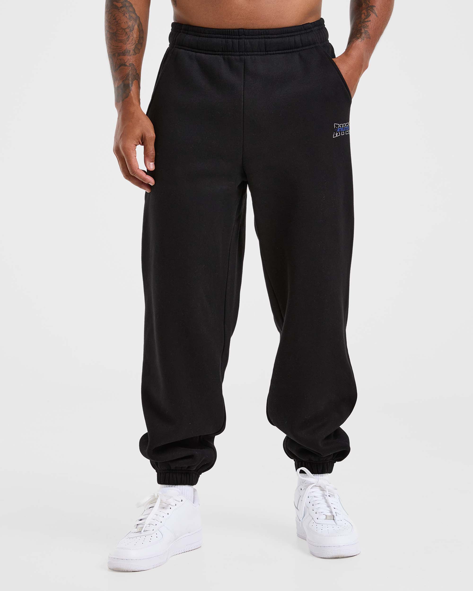 Pantaloncini Oversized per Atletica - Nero