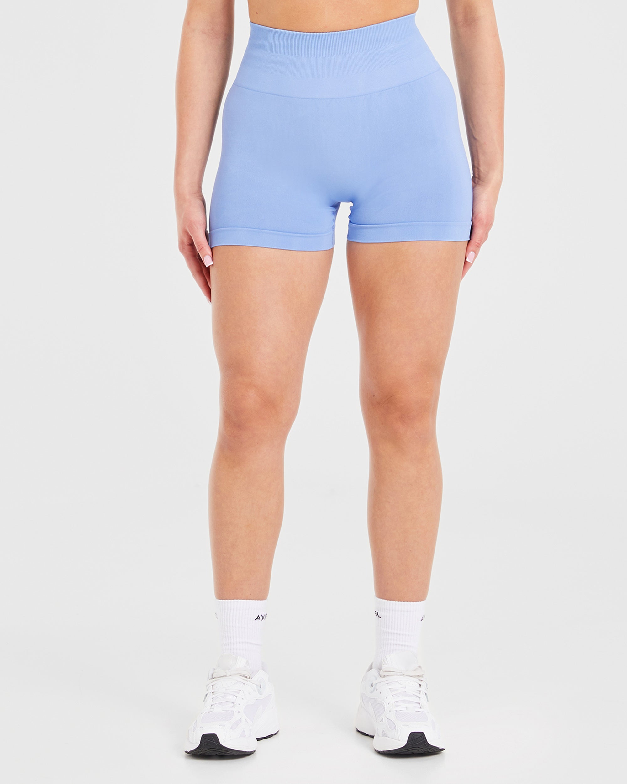 Shorts Senza Cuciture Power - Blu