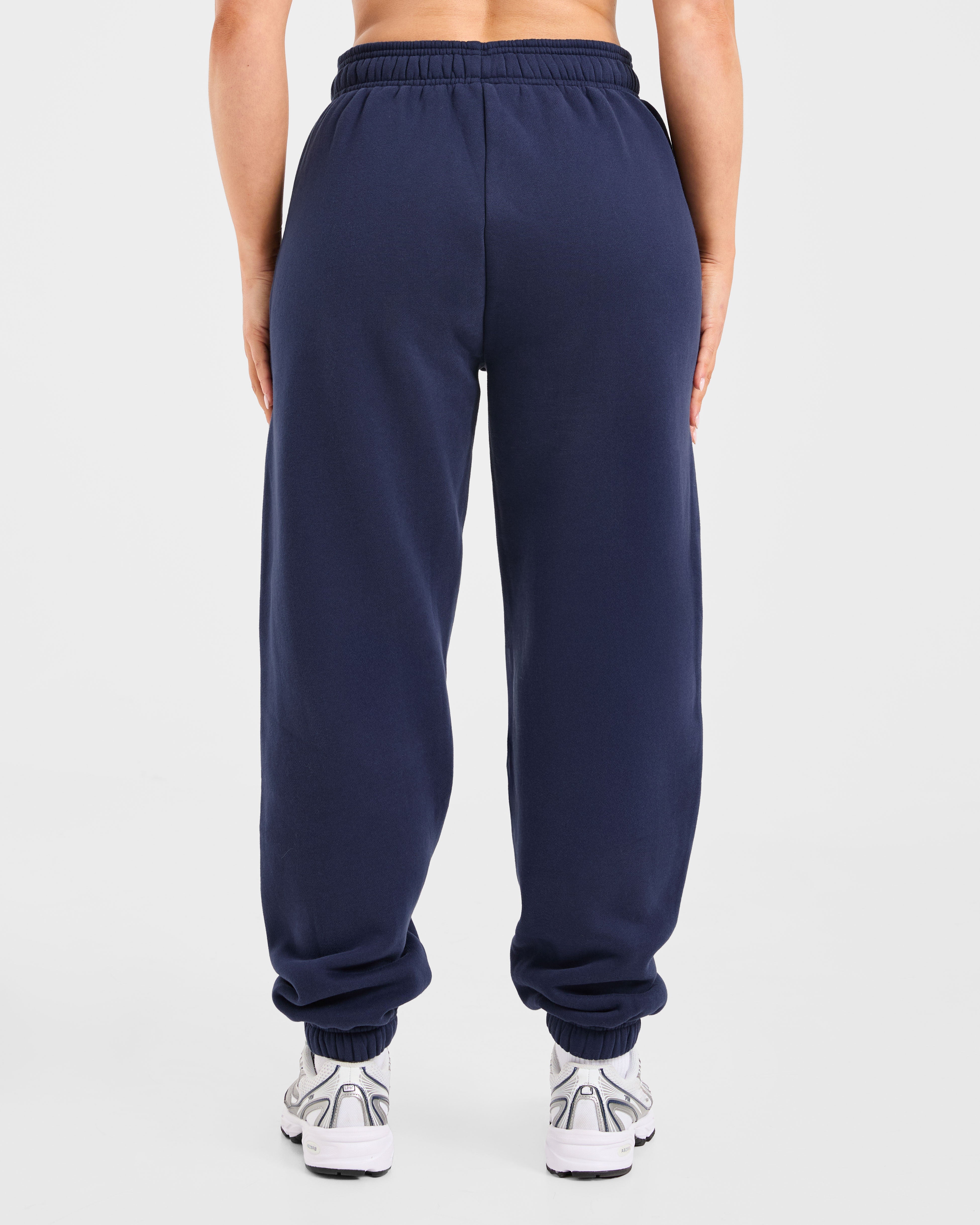 Pantaloni Jogger Oversized AYBL Sports Outline - Blu Navy