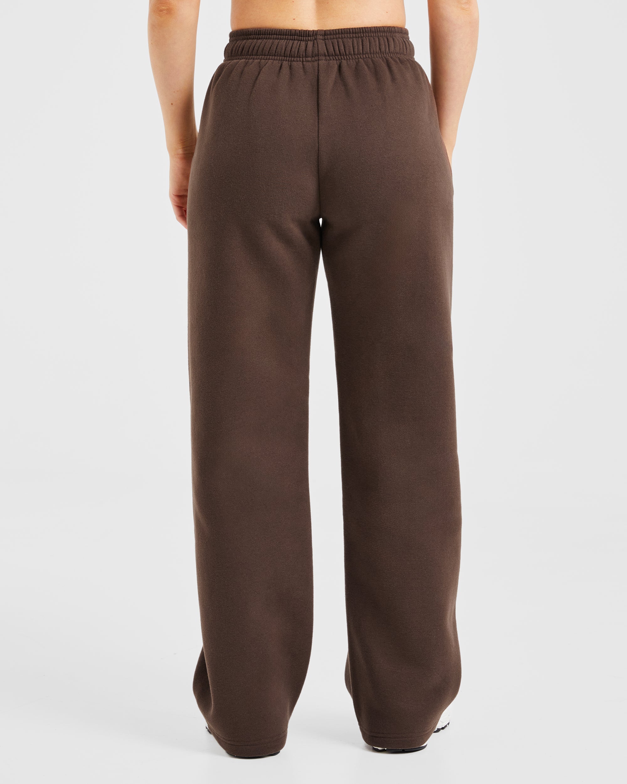 Pantaloni da Jogging a Gamba Dritta per Atletica - Marrone/Sabbia