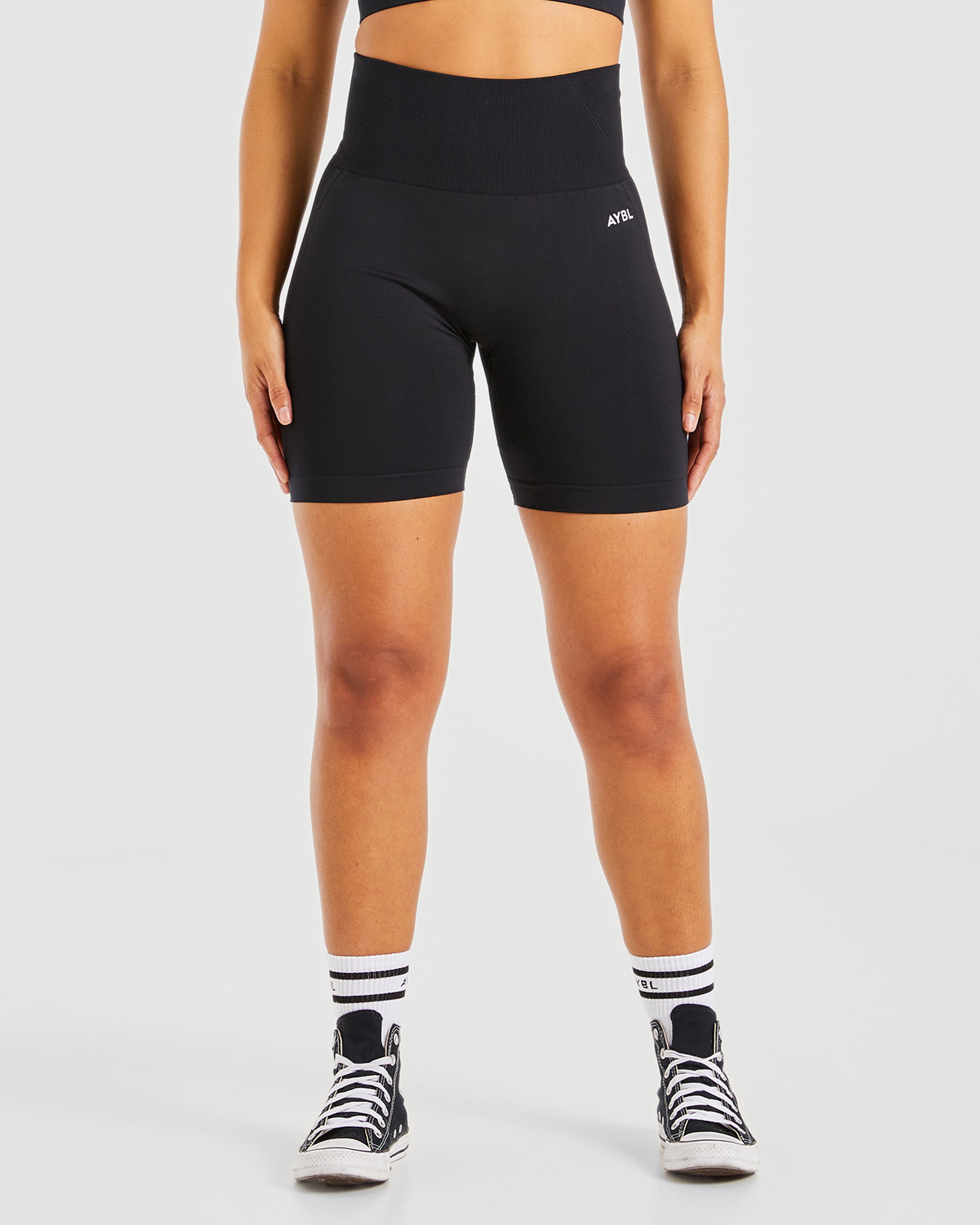 Shorts da ciclismo senza cuciture Empower - Nero