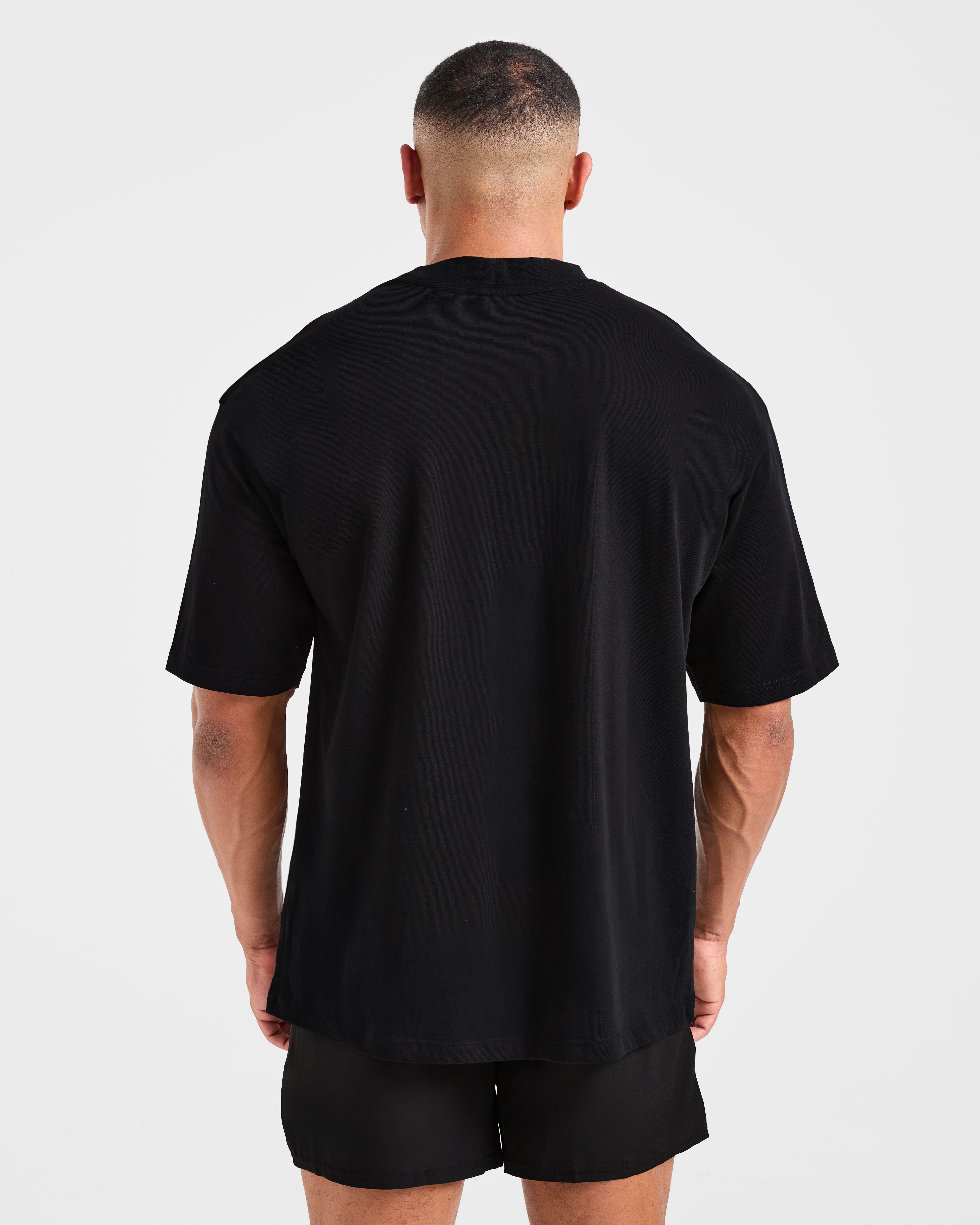 T-shirt Oversized Craft - Nero