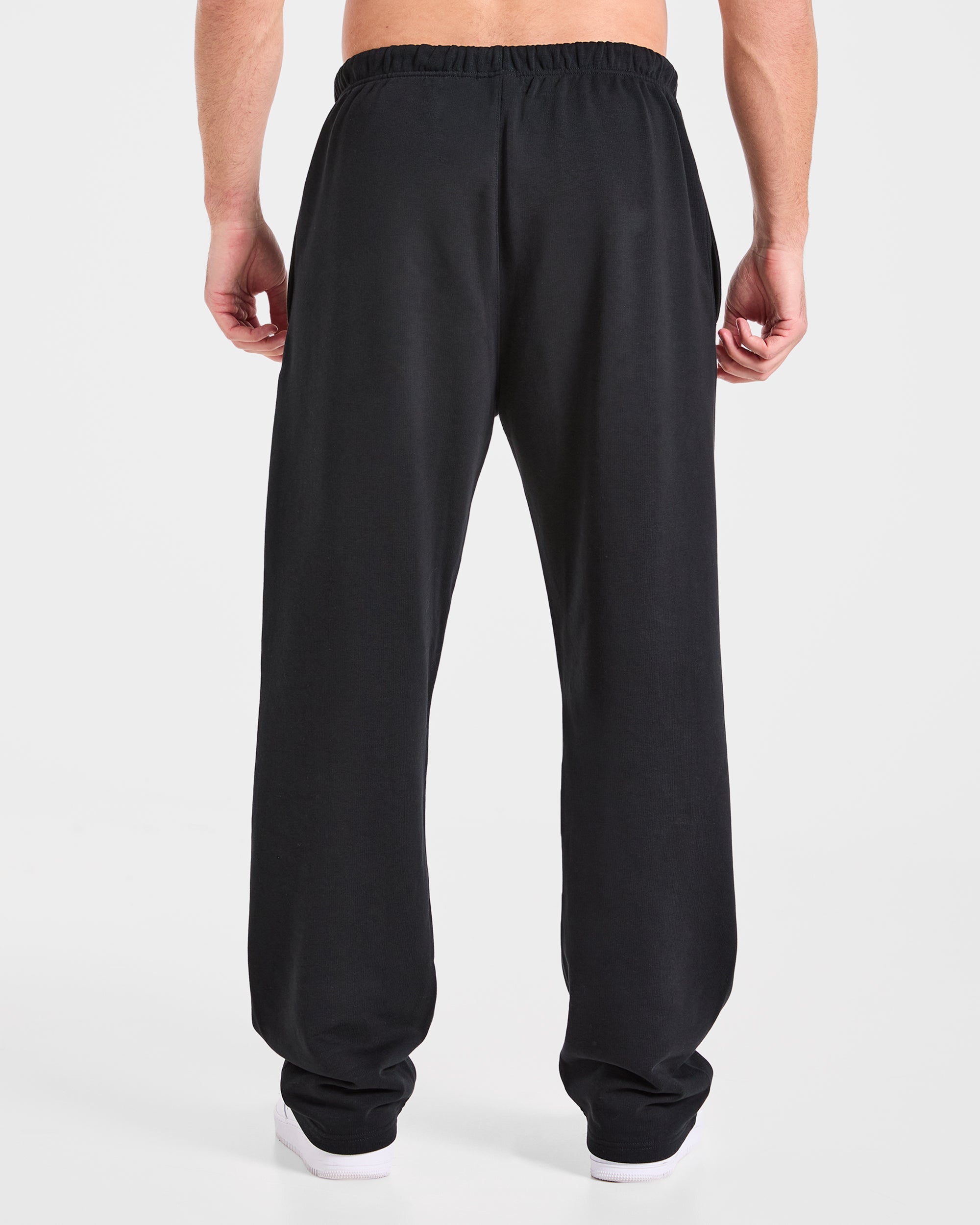 Pantaloncini Larghi per Uomo Strength Division a Gamba Dritta - Nero/Blu