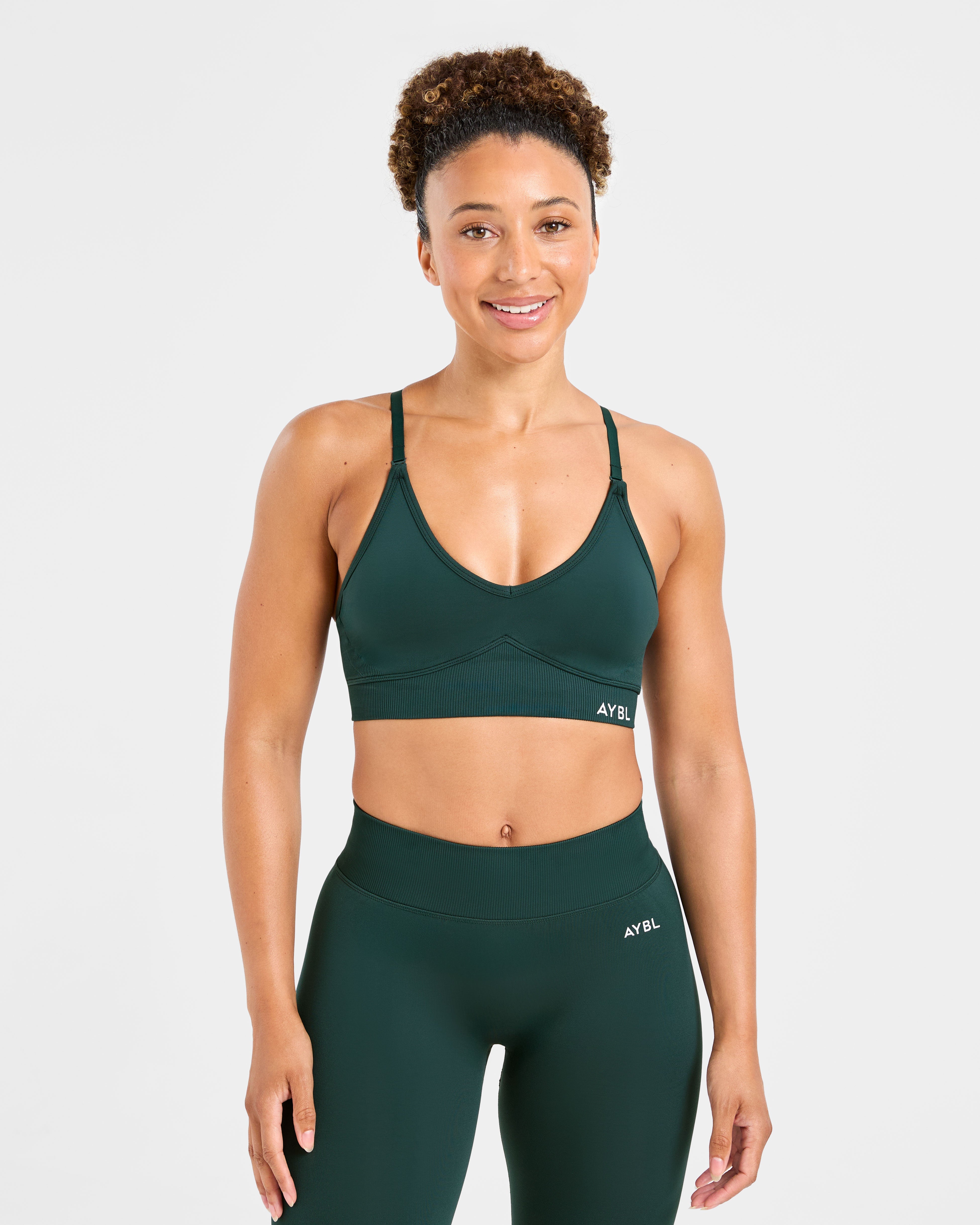 Adapt Sports Bra Senza Cuciture - Bosco Profondo