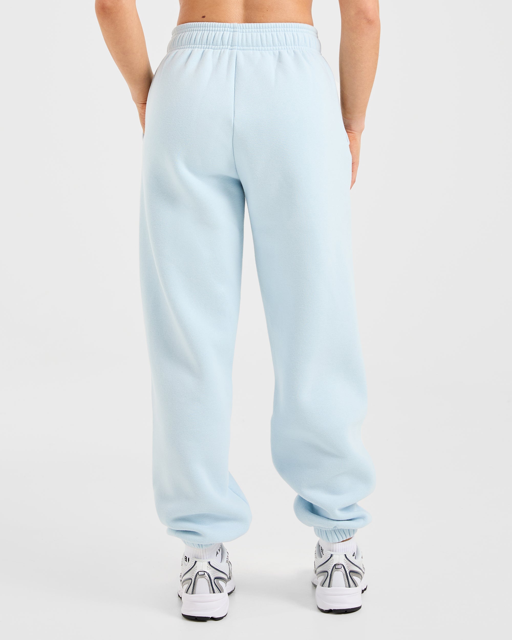 Ginocchiale Classico in Felpa Oversized - Azzurro Pastello