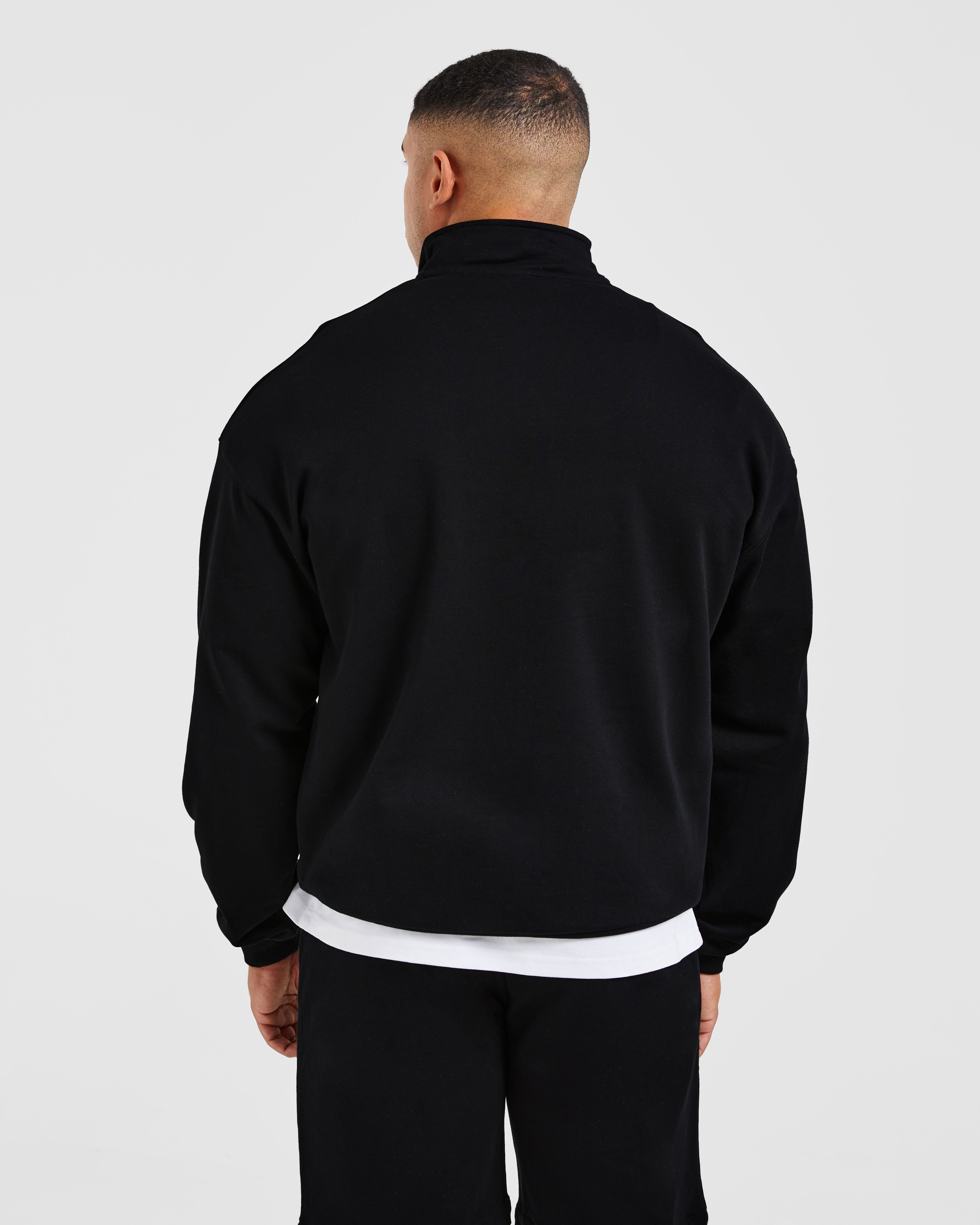 Rebound 1/4 Zip Pullover - Nero