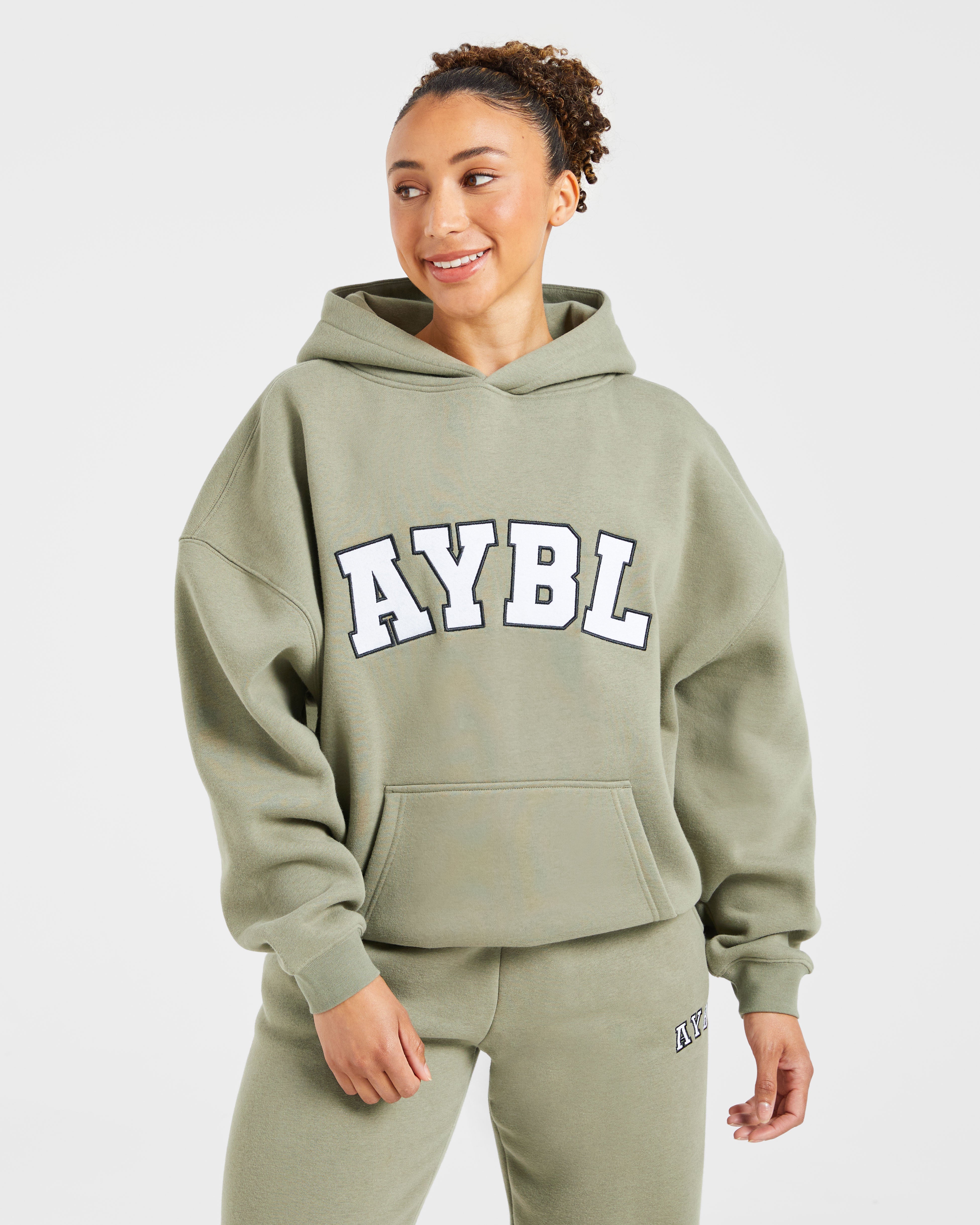 Varsity 2.0 Felpa Oversized - Olive Mute
