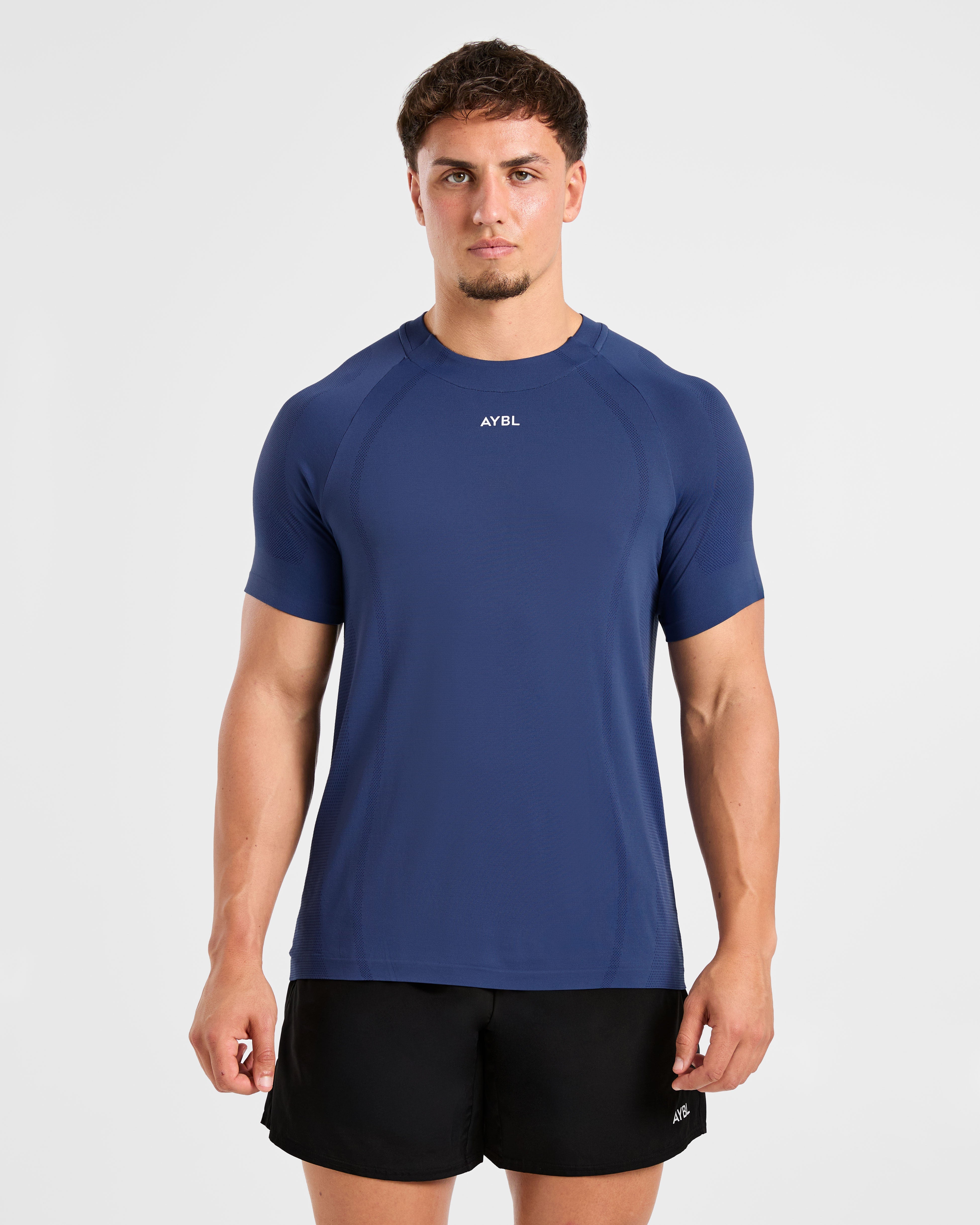 T-shirt senza cuciture Attain - Navy Dusky