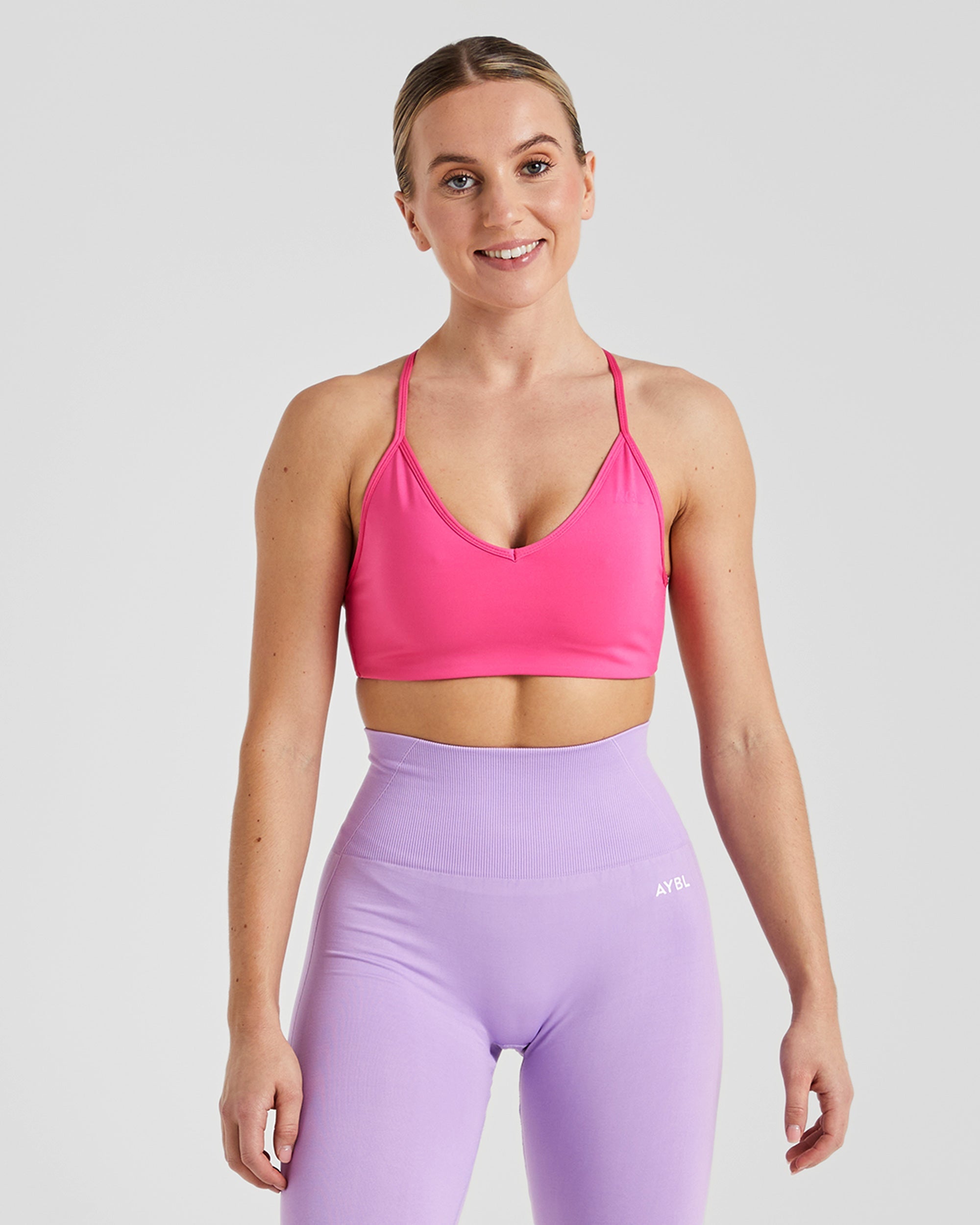 Sports Bra Crossback Essenziale - Hot Pink