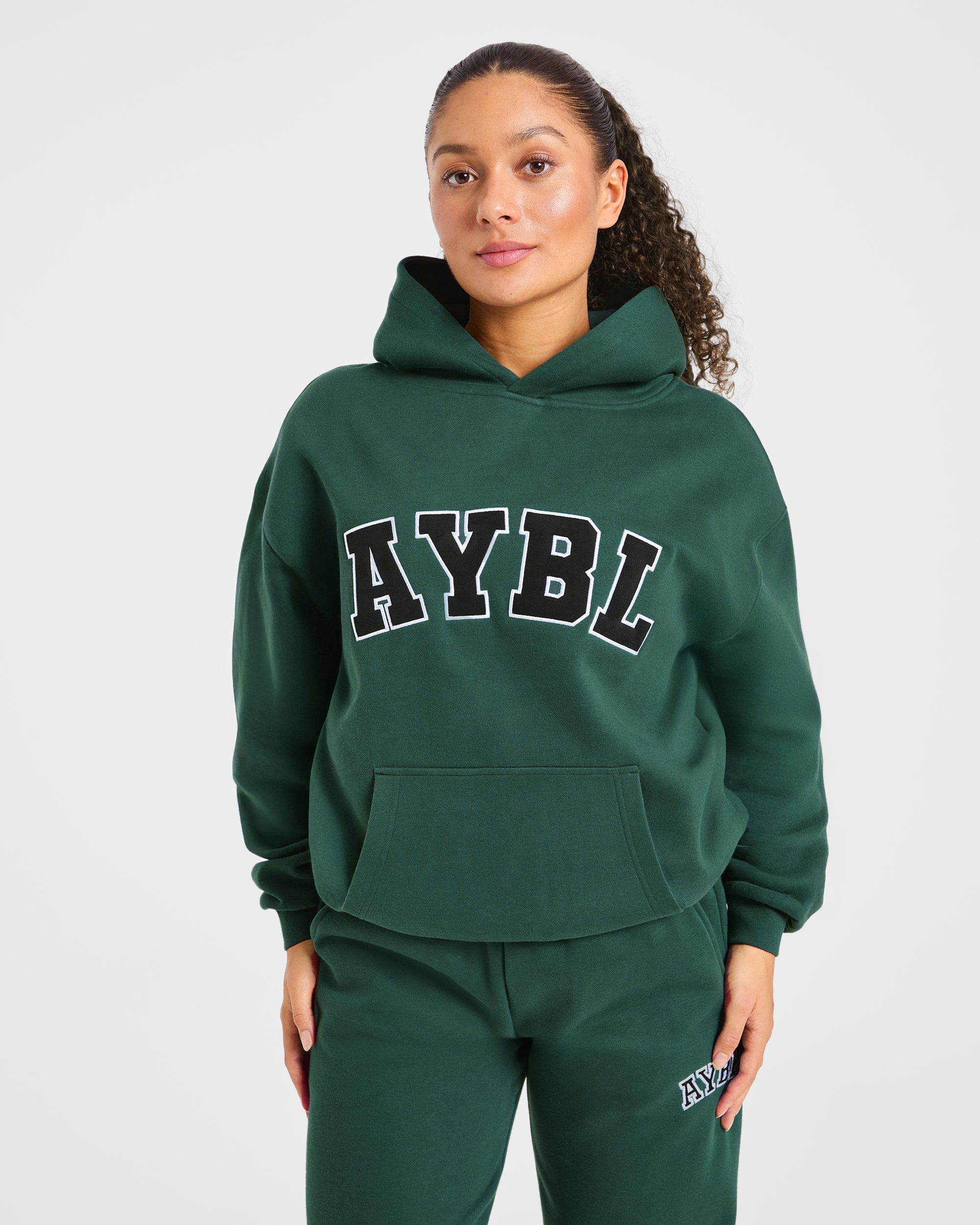 Varsity 2.0 Felpa Oversized - Foresta Profonda