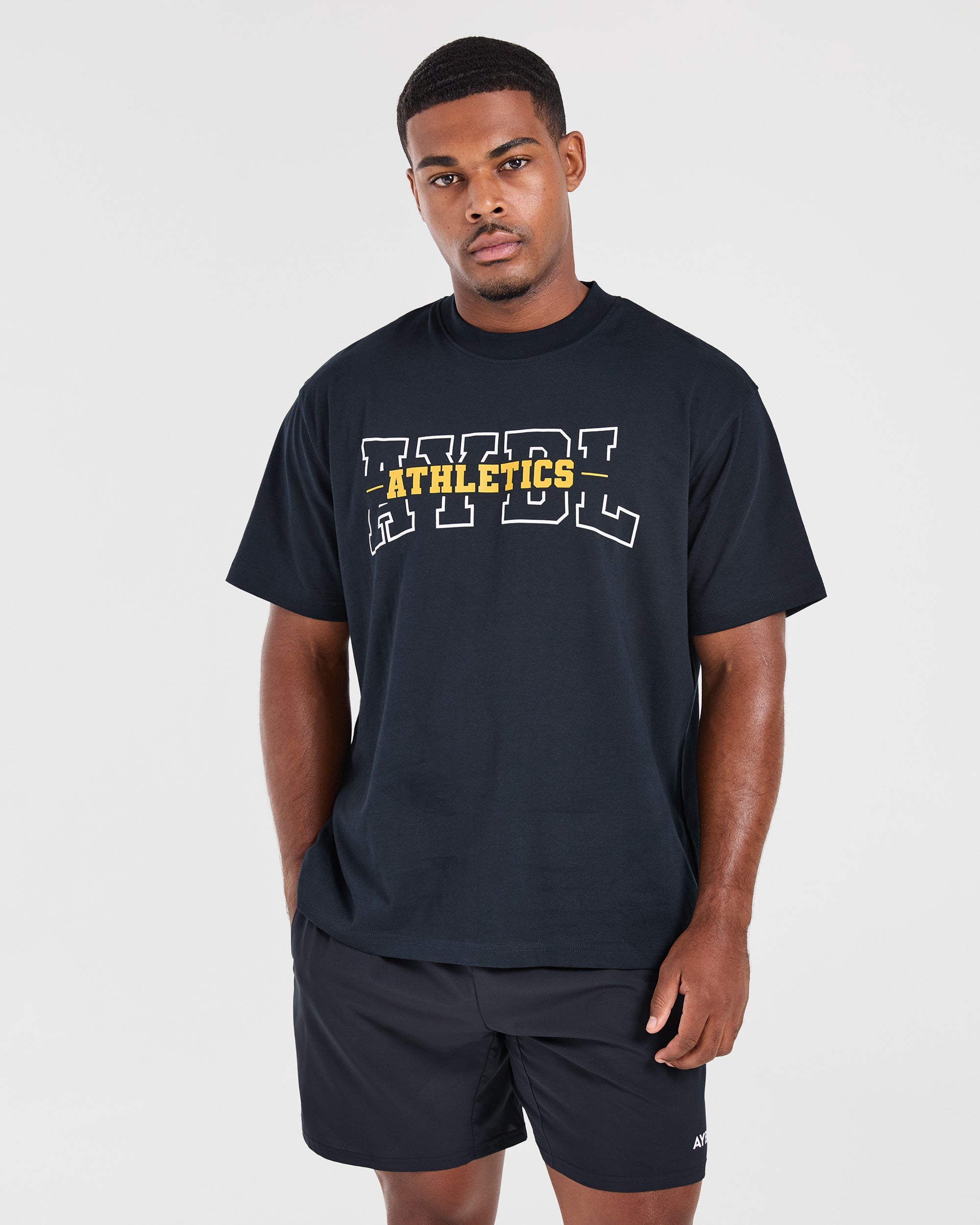 T-shirt Oversized per Atletica - Blu Navy