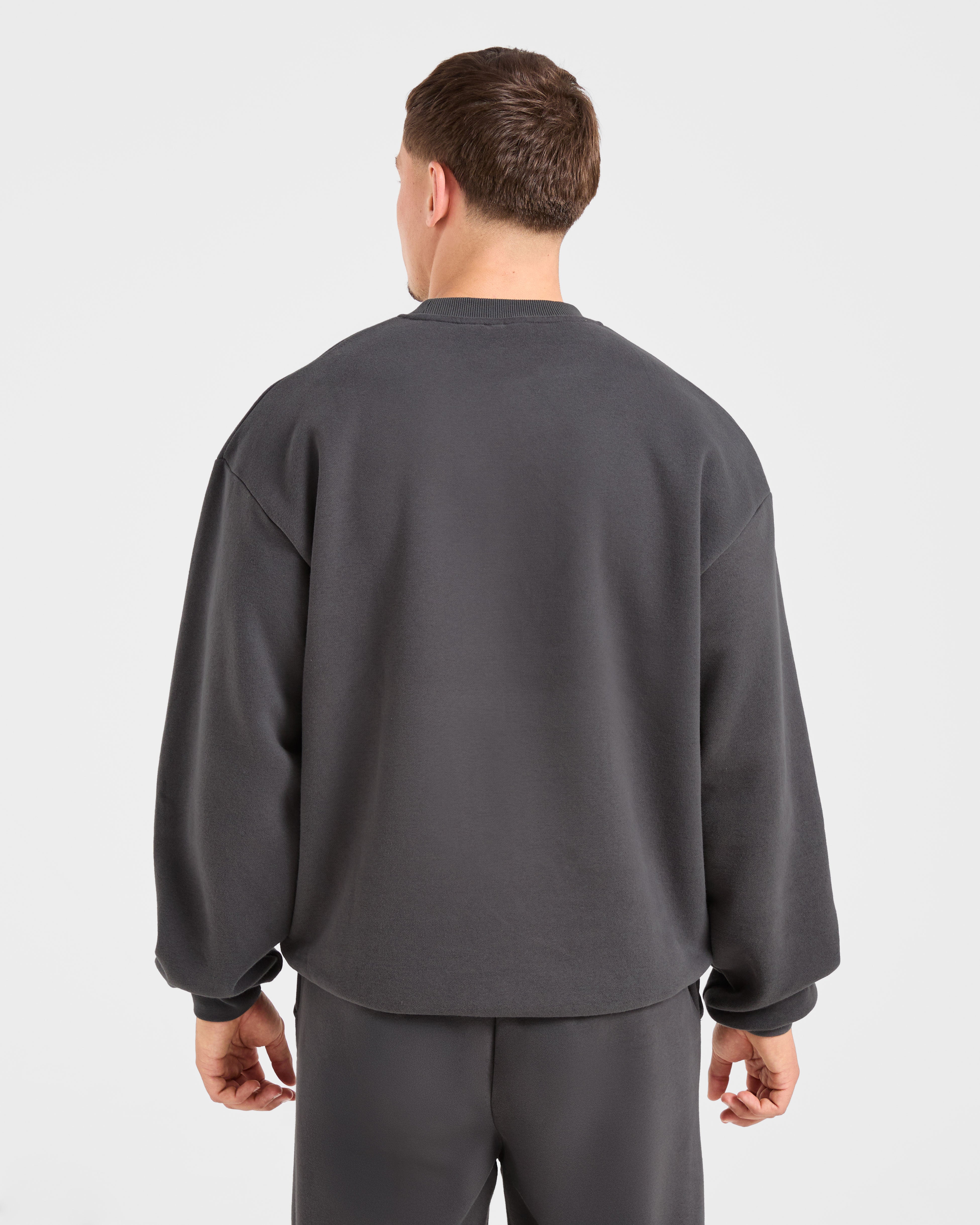 Pullover Academy Oversized - Grigio