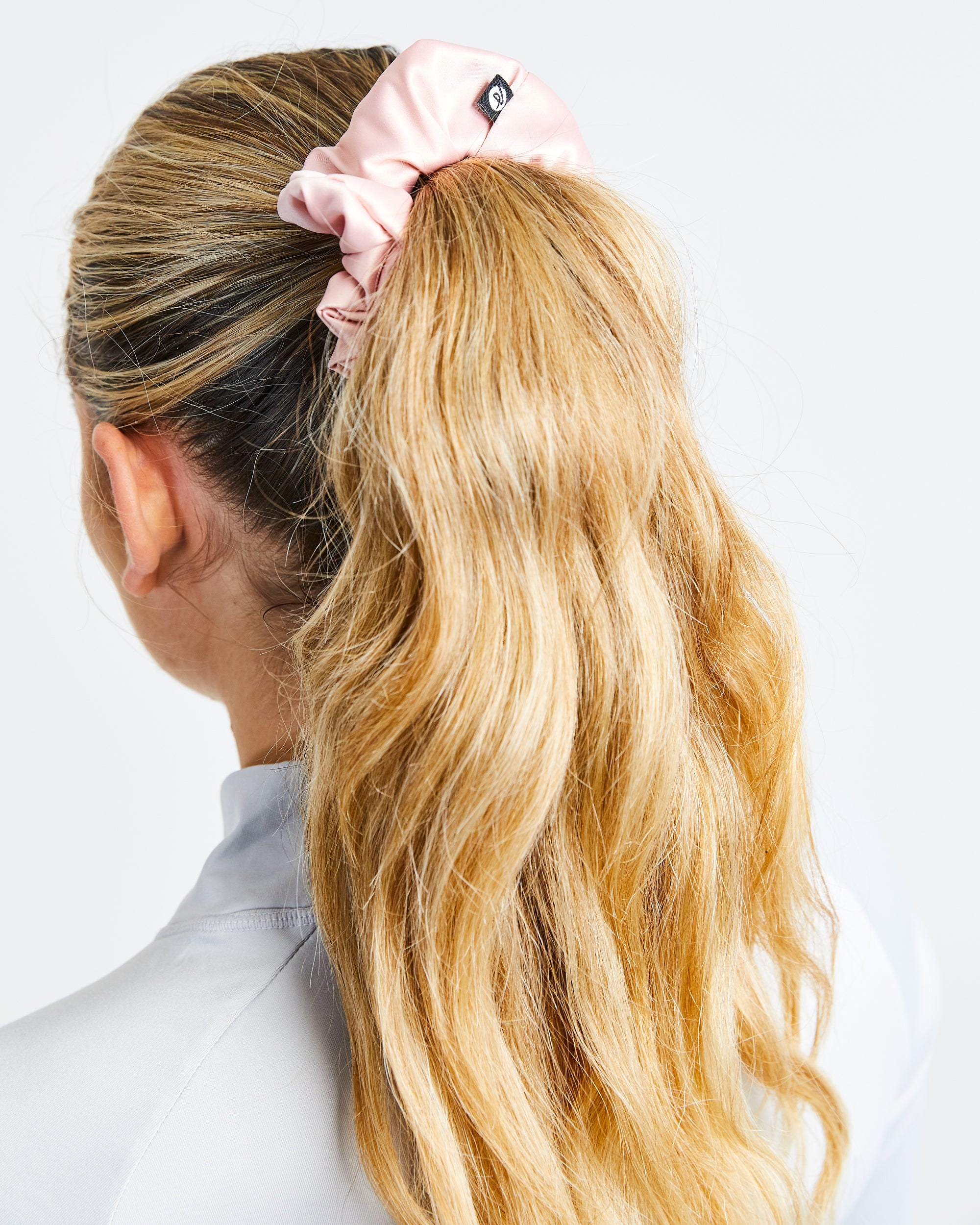 Set da 4 Scrunchie - Bianco/Champagne/Rosa/Mocha