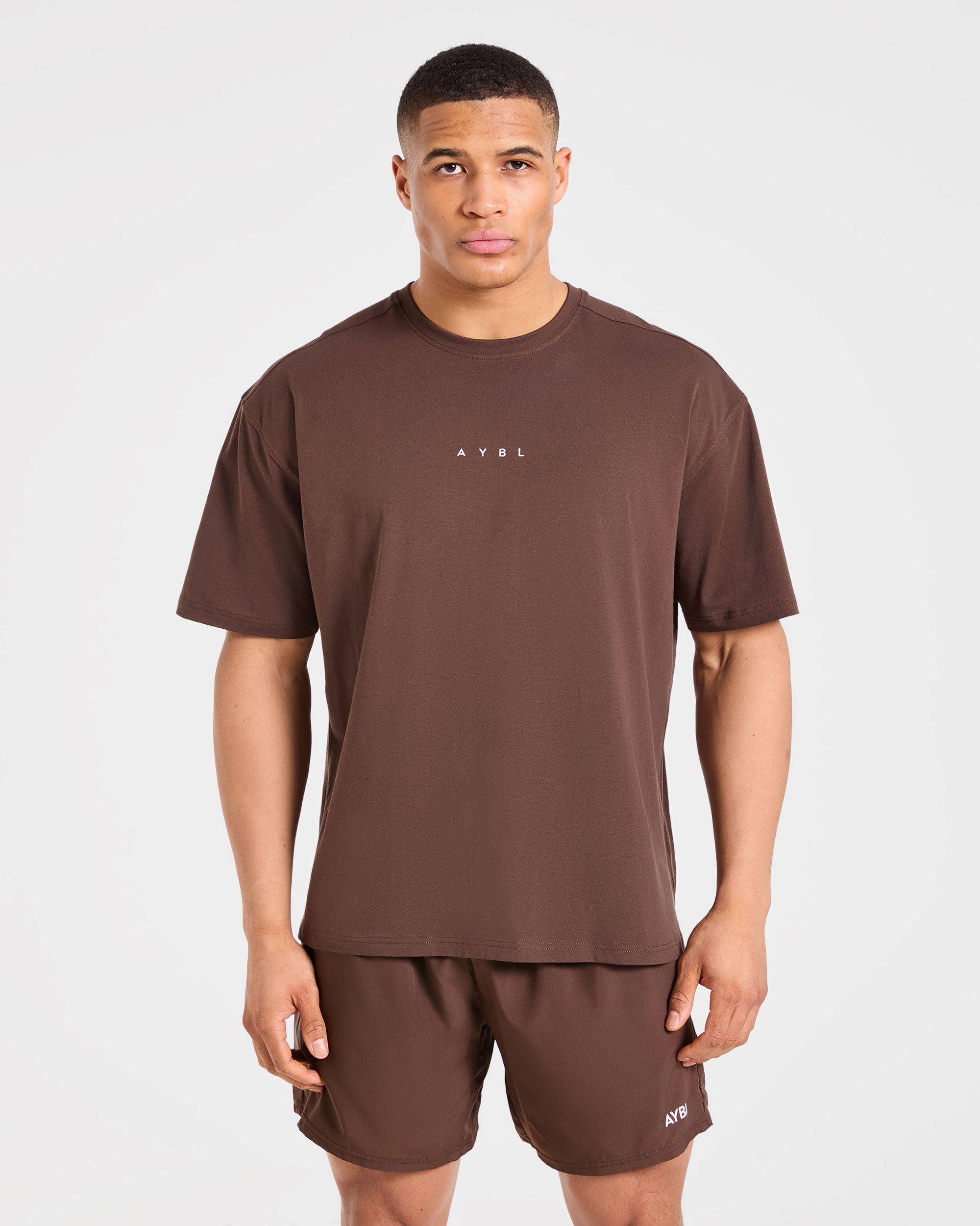 T-Shirt Oversized Force - Marrone