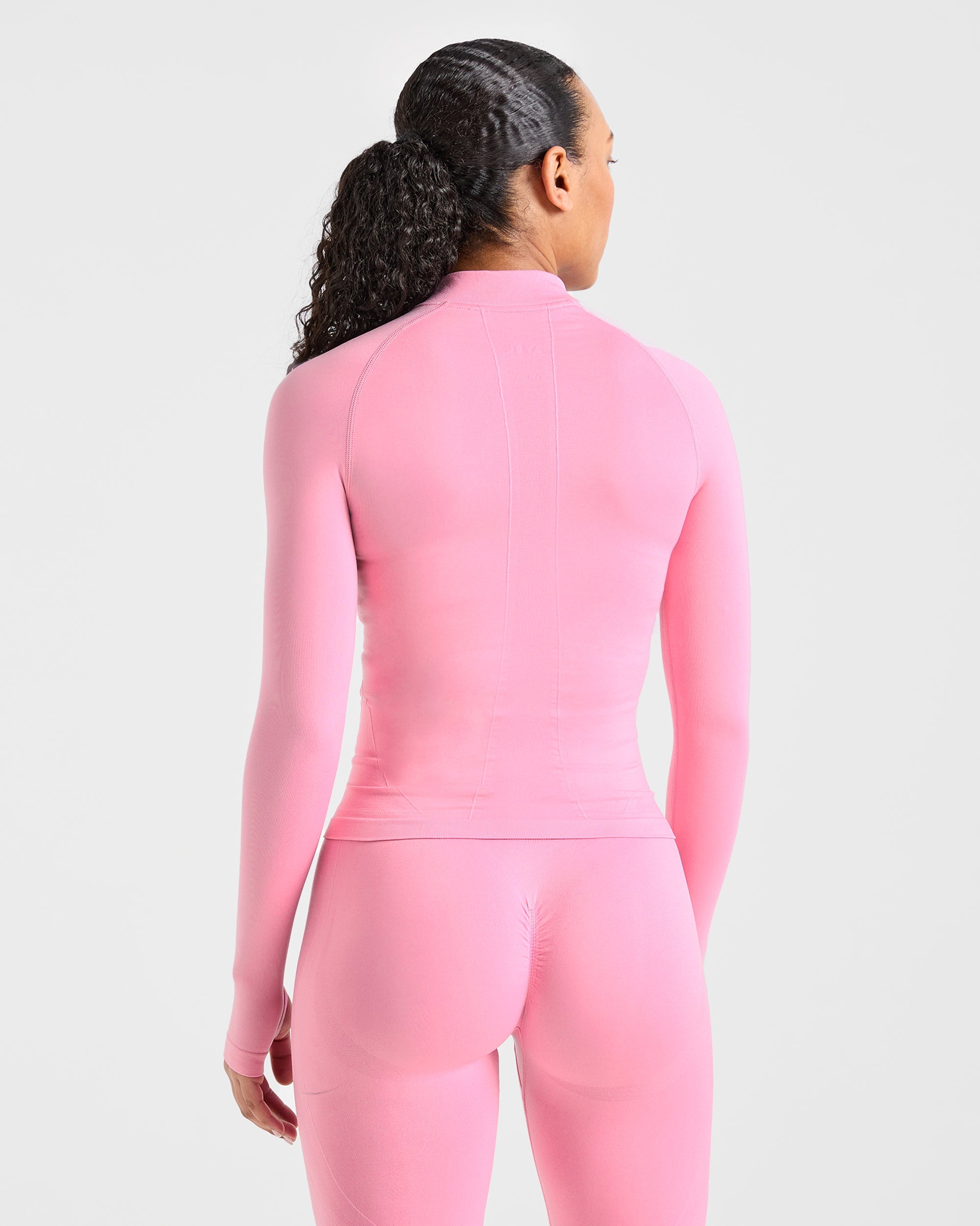 Empower Giacca con Cerniera Integrale - Baby Pink