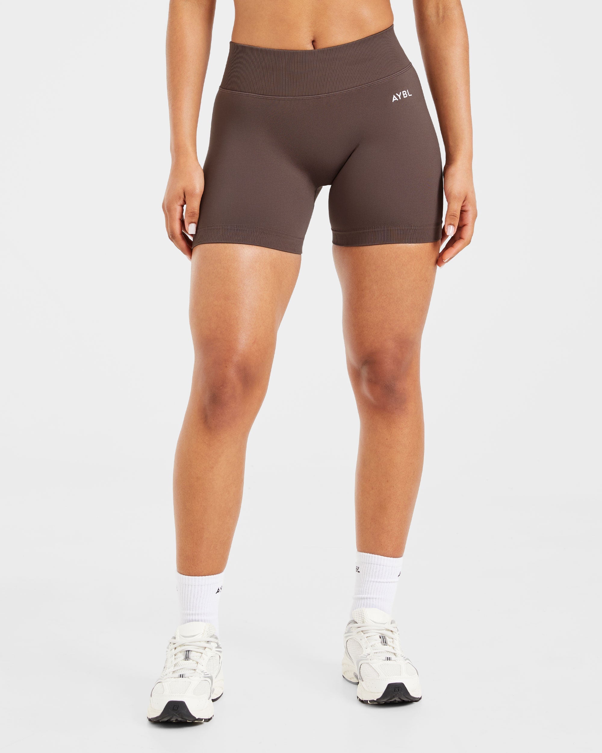 Adapt Shorts Senza Cuciture | 4,5" - Marrone
